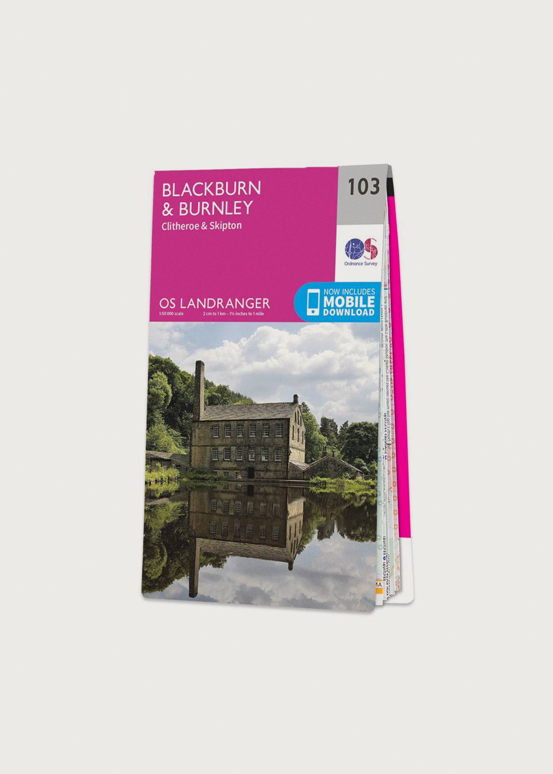 Image - 3 - Blackburn, Burnley, Clitheroe & Skipton - Landranger 103 Map