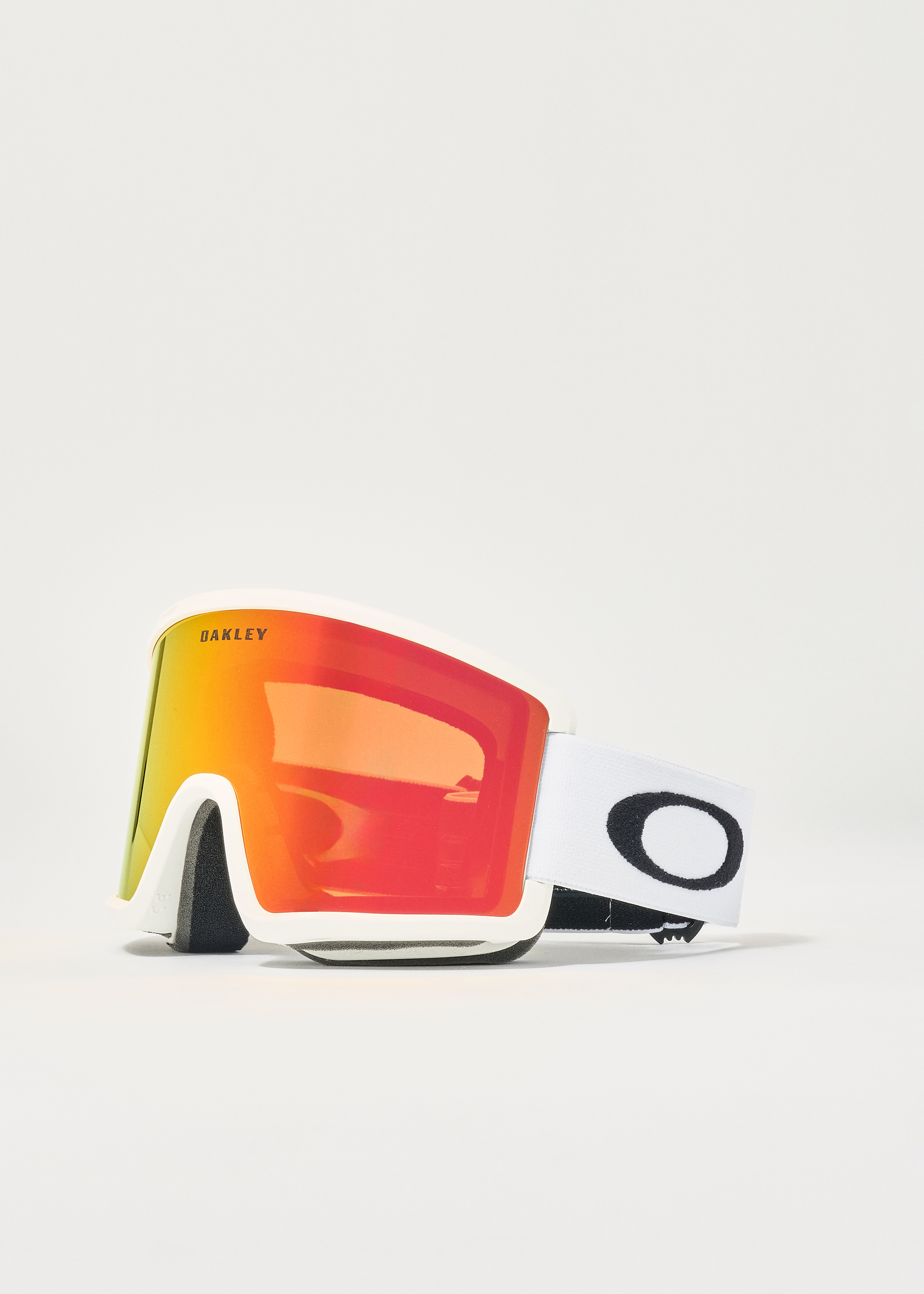 Oakley Target Line M Matte White / Fire Iridium Goggles