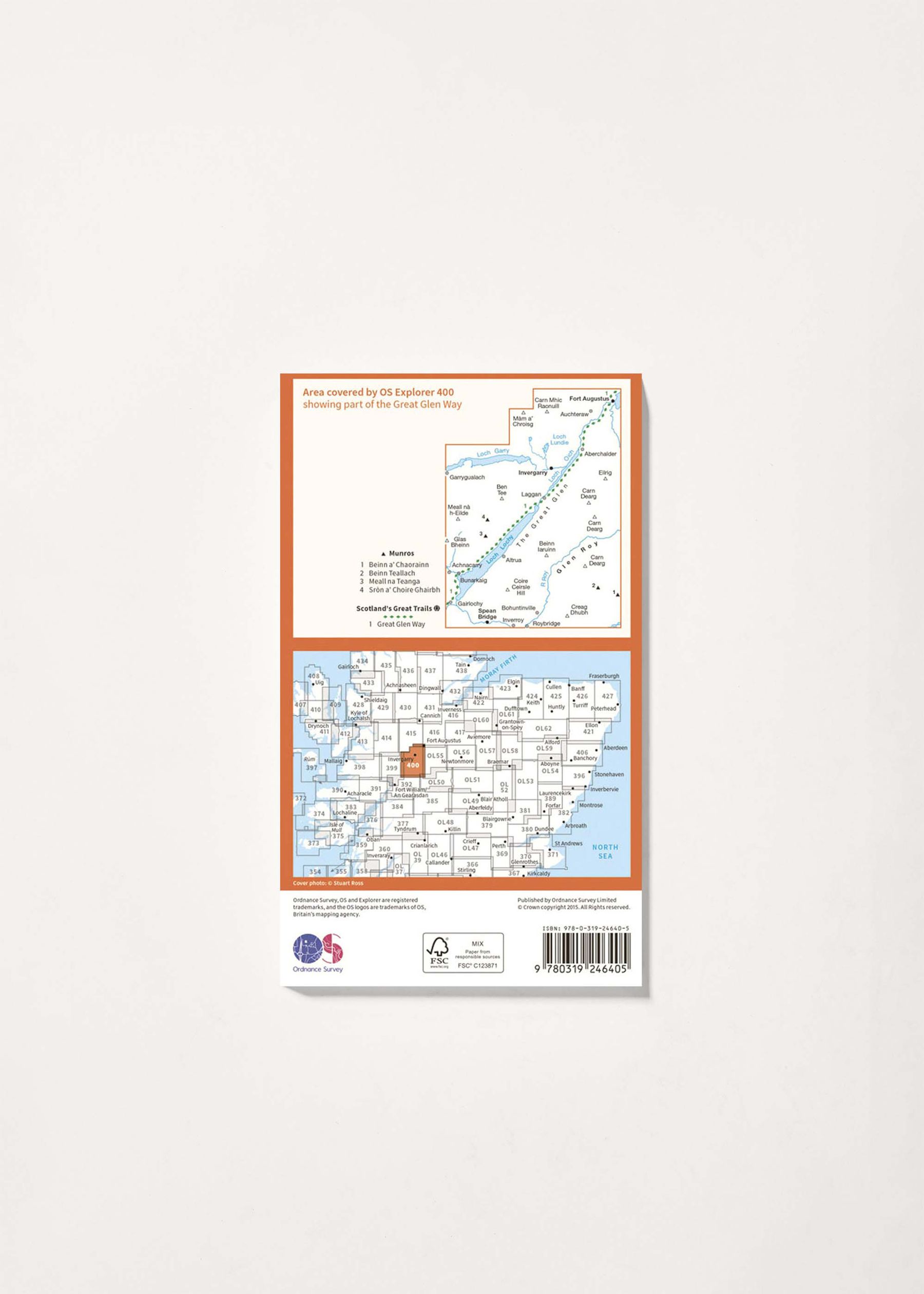 Image - 2 - Loch Lochy & Glen Roy - OS Explorer 400 Map