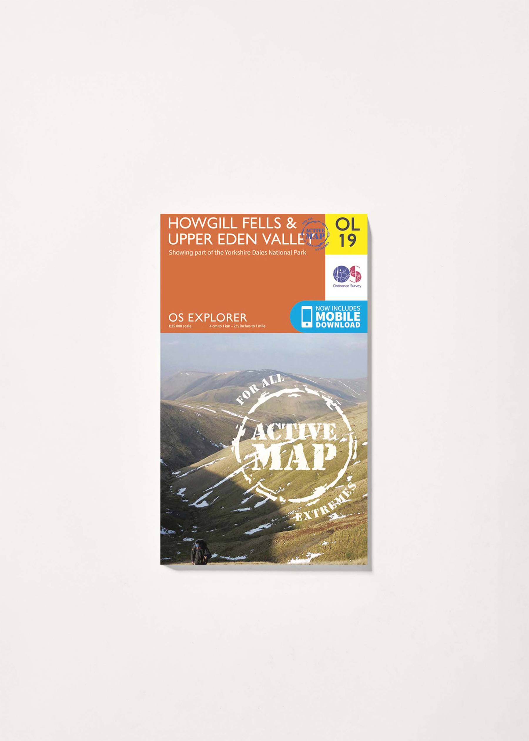 Image - 3 - Howgill Fells & Upper Eden Valley - OS Explorer Active OL19 Map