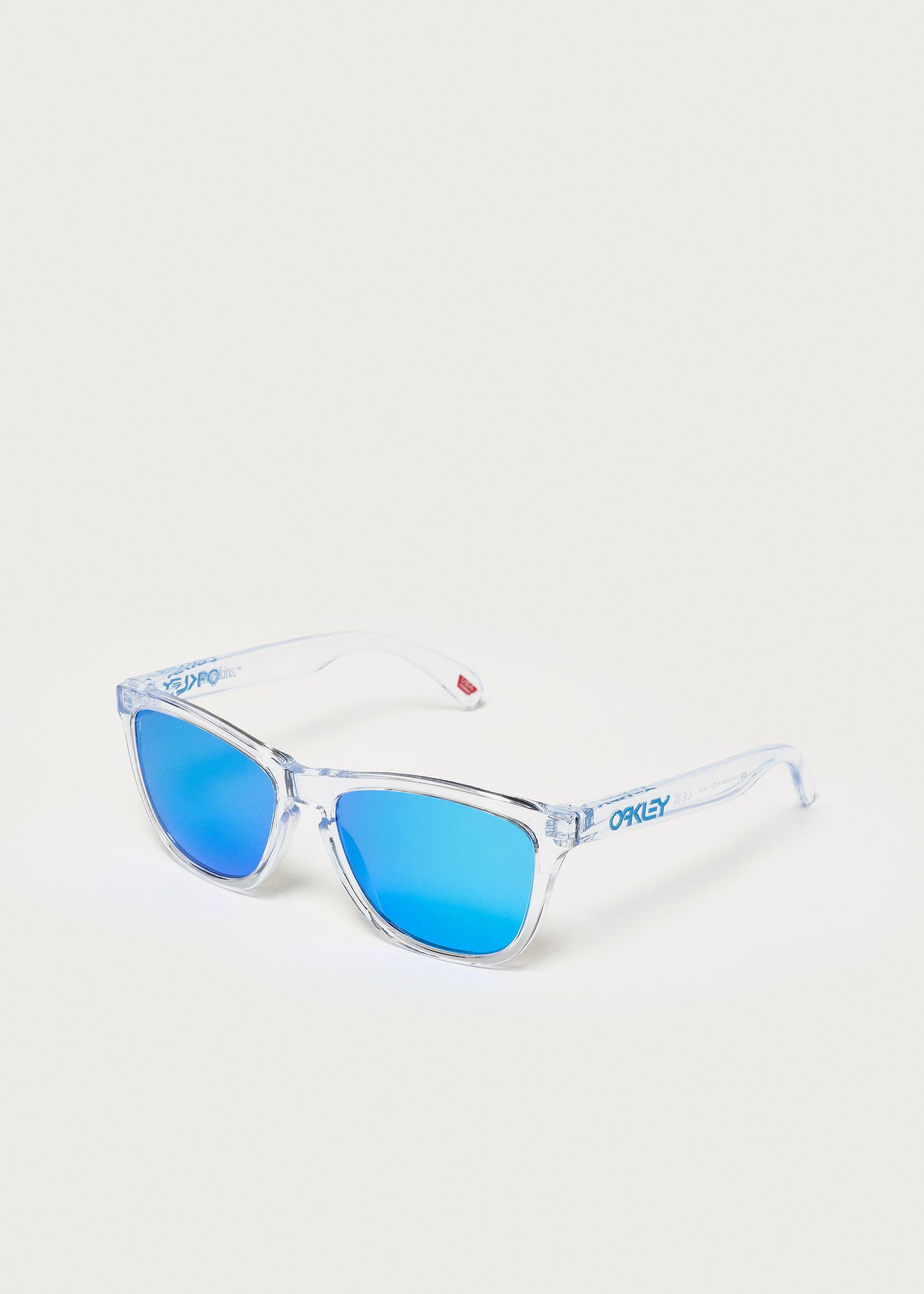Image - 1 - Frogskins Crystal Clear / Prizm Sapphire Sunglasses