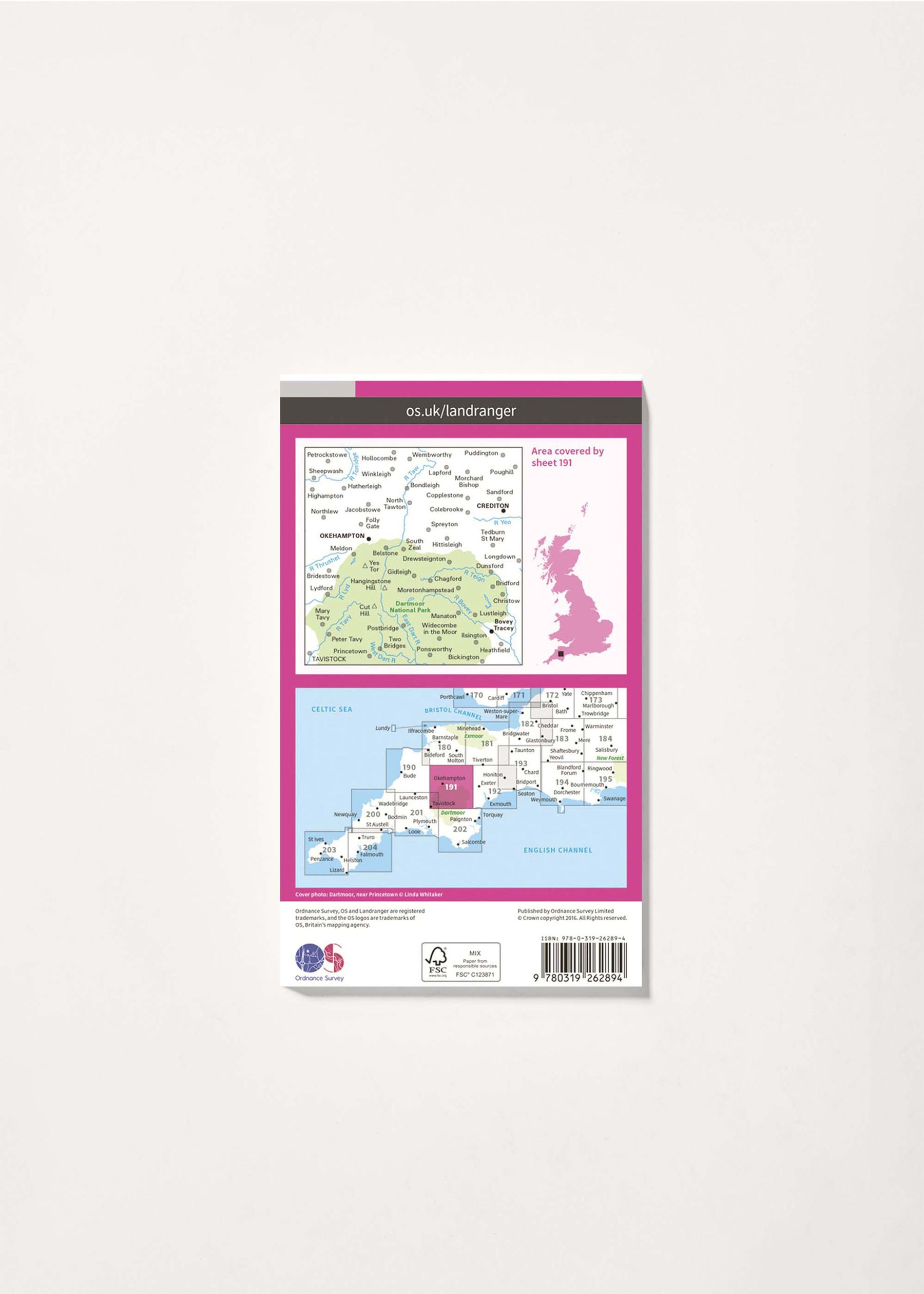 Image - 2 - Okehampton & North Dartmoor - Landranger 191 Map