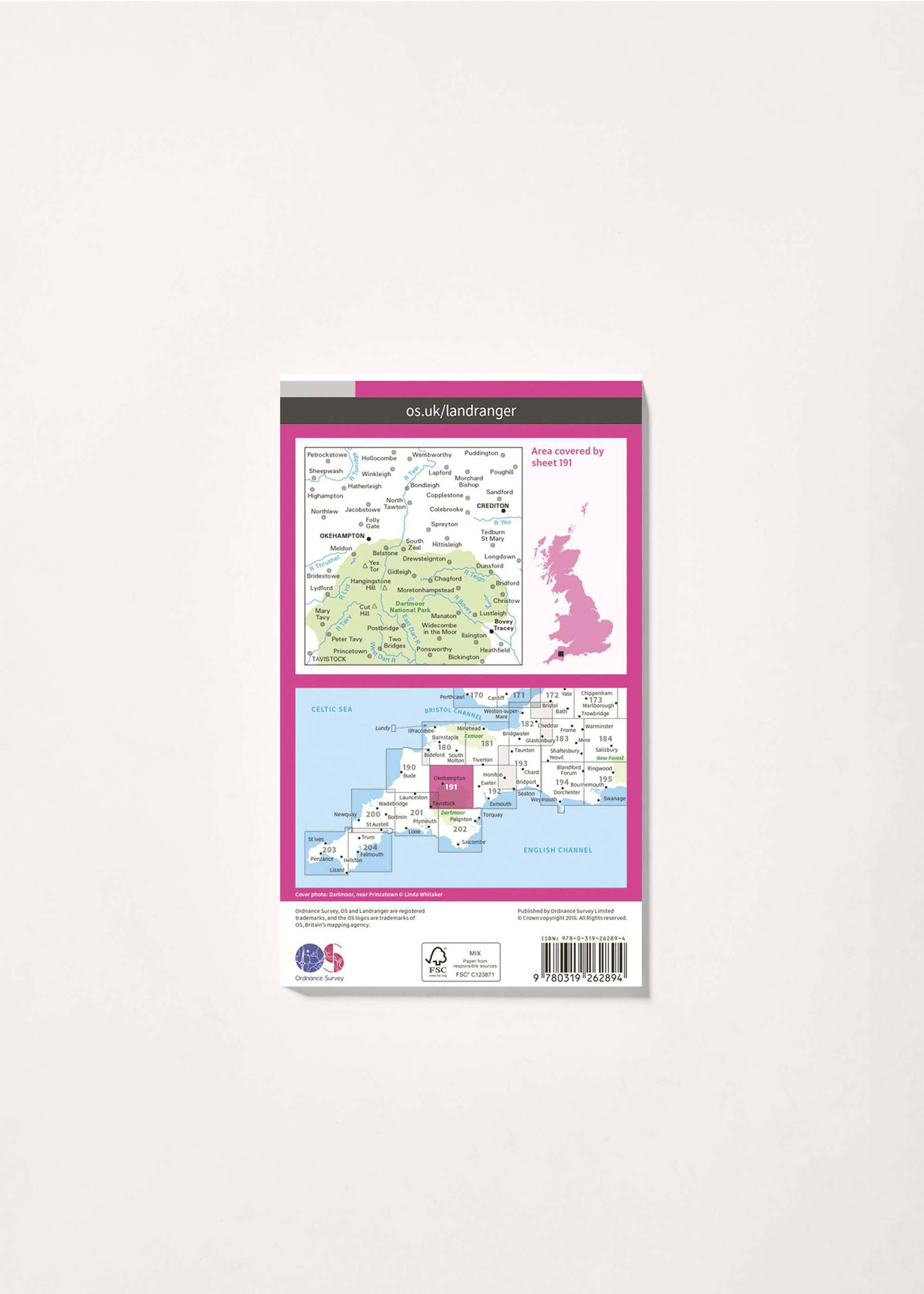 Image - 2 - Okehampton & North Dartmoor - Landranger 191 Map