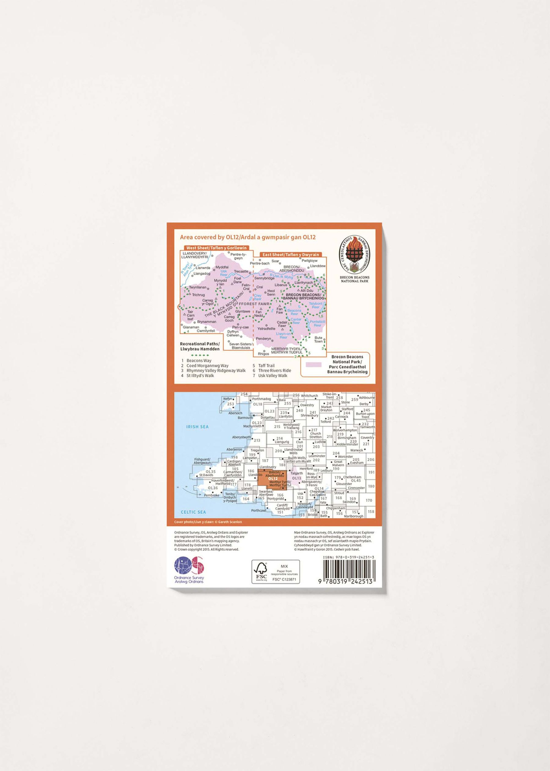 Image - 2 - Brecon Beacons National Park - Western & Central - OS Explorer OL12 Map