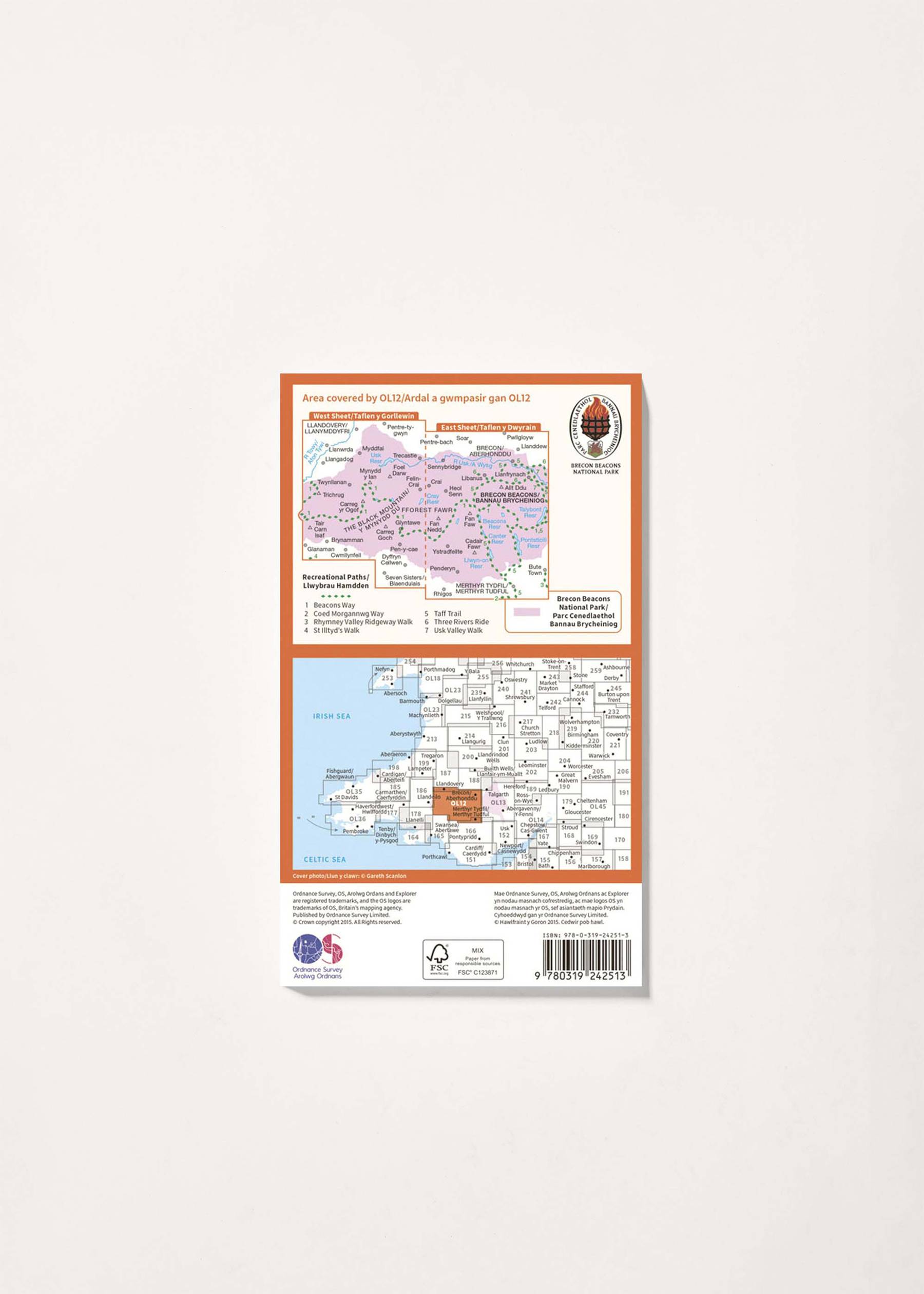 Image - 2 - Brecon Beacons National Park - Western & Central - OS Explorer OL12 Map