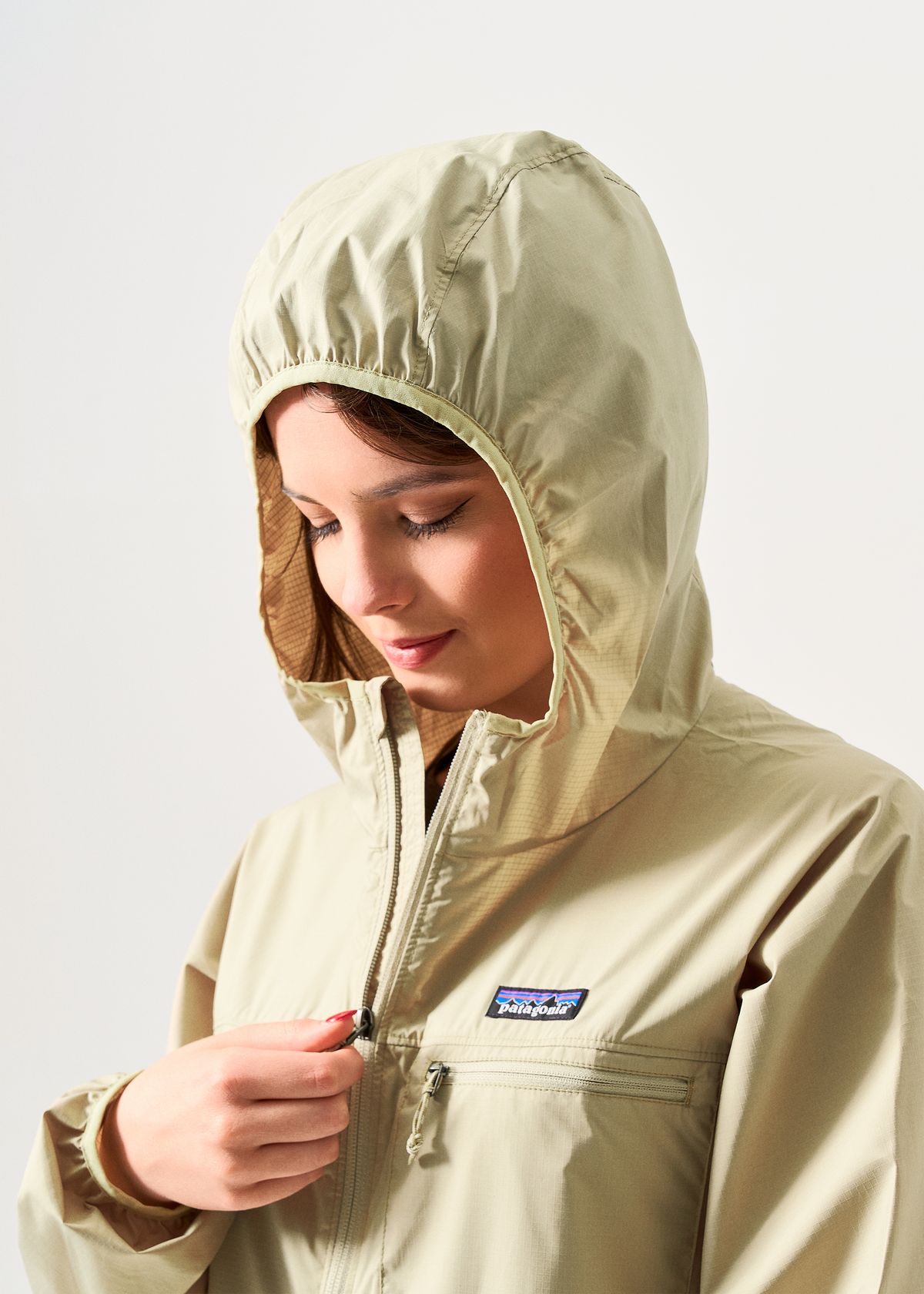 Elasticated hood
