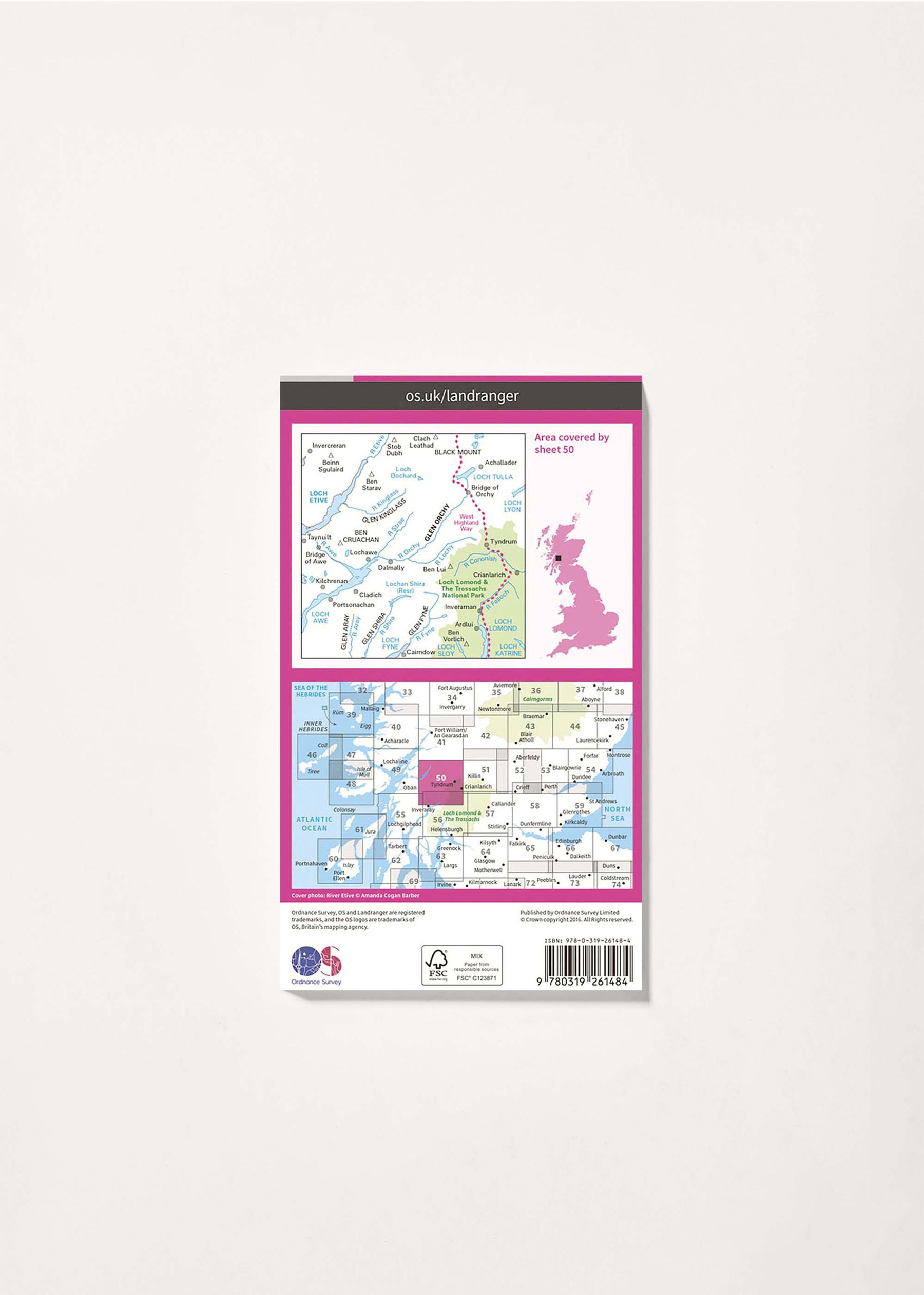 Image - 2 - Glen Orchy & Loch Etive - Landranger 50 Map
