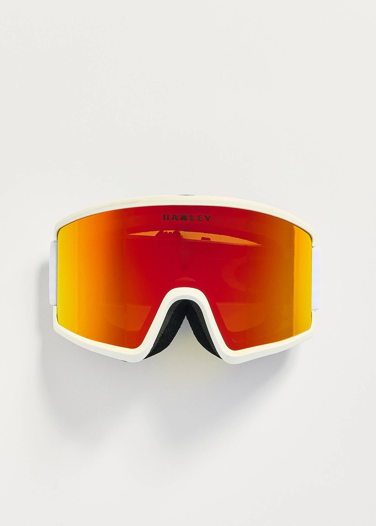 Oakley Target Line M Matte White / Fire Iridium Goggles