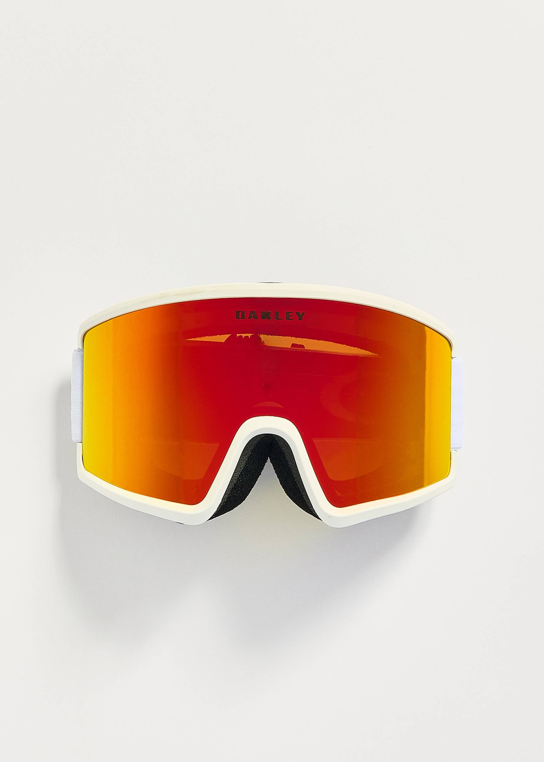 Oakley Target Line M Matte White / Fire Iridium Goggles