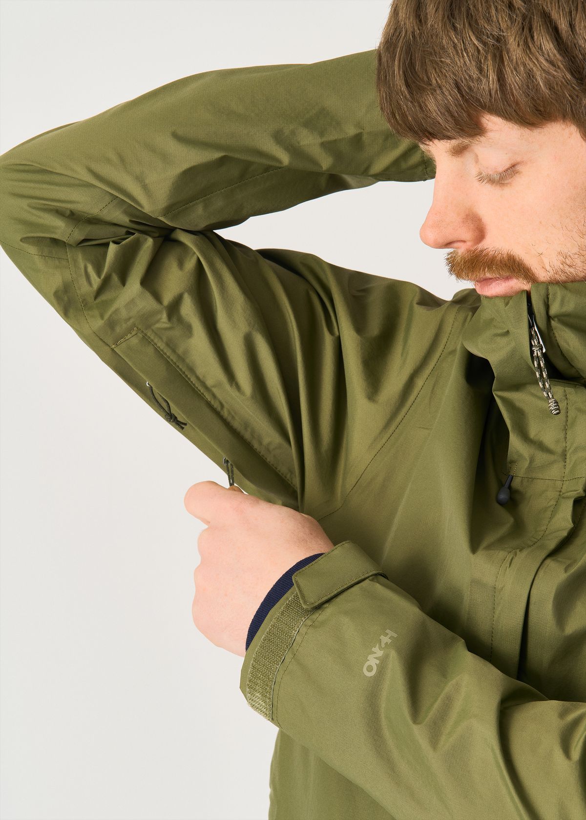 Pit zips with storm flaps