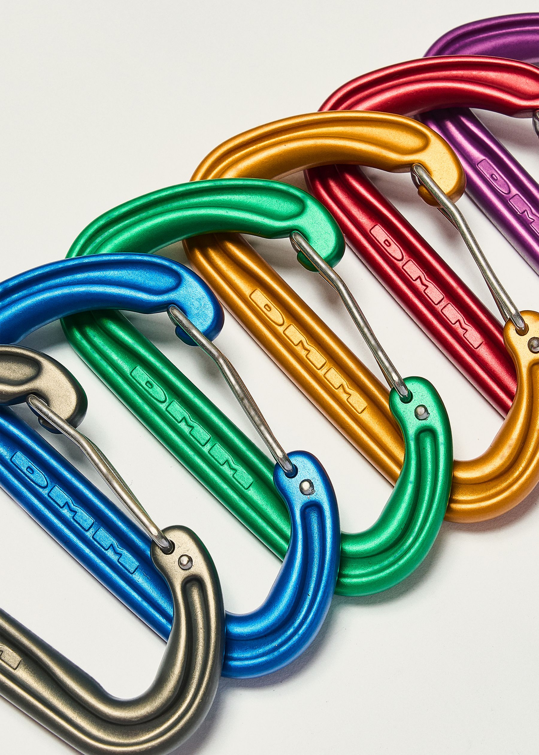 Image - 2 - Phantom Wire Carabiner Colour 6 Pack