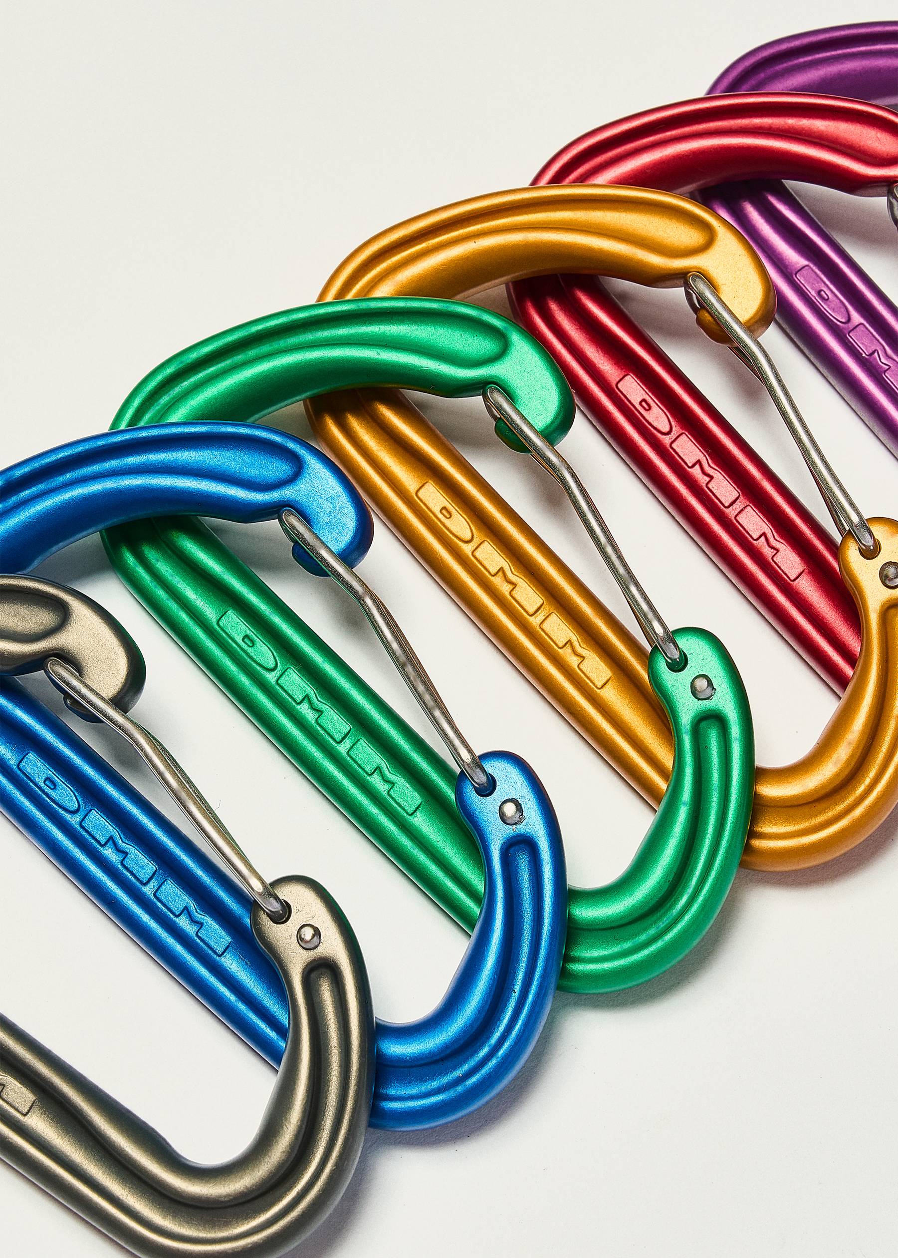 Image - 2 - Phantom Wire Carabiner Colour 6 Pack