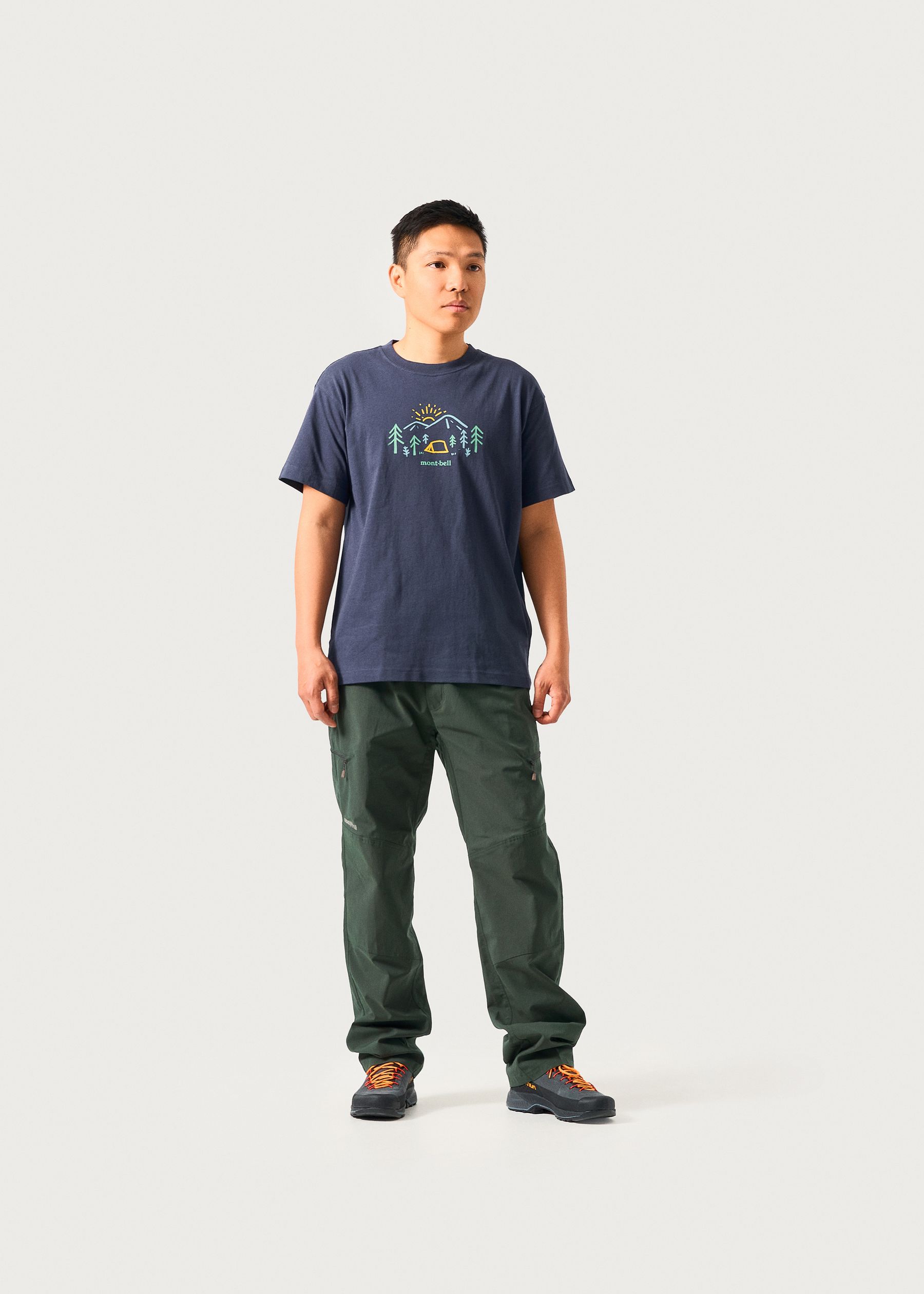 Image - 2 - Pear Skin Cotton Mountain Morning T-Shirt