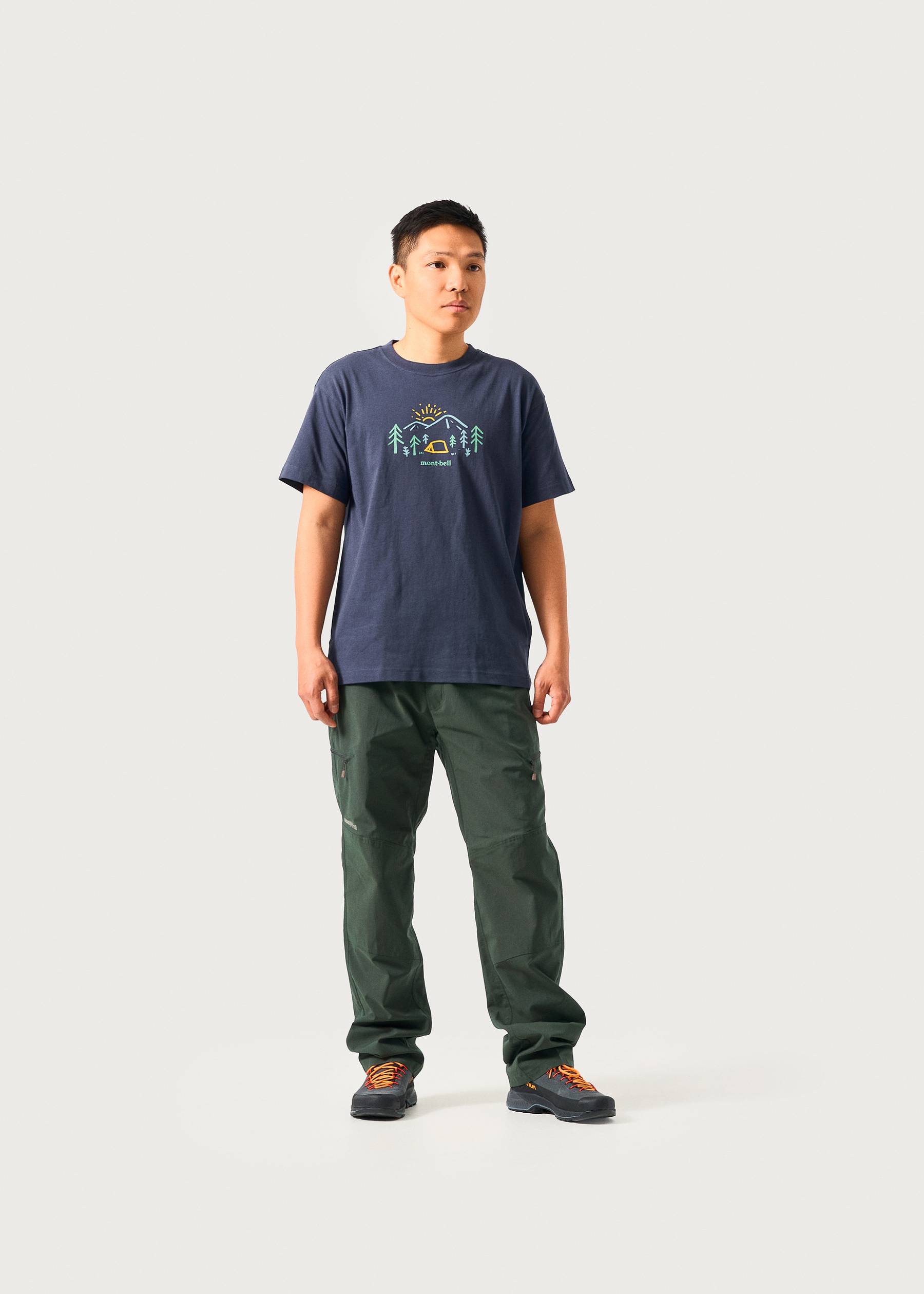 Image - 2 - Pear Skin Cotton Mountain Morning T-Shirt