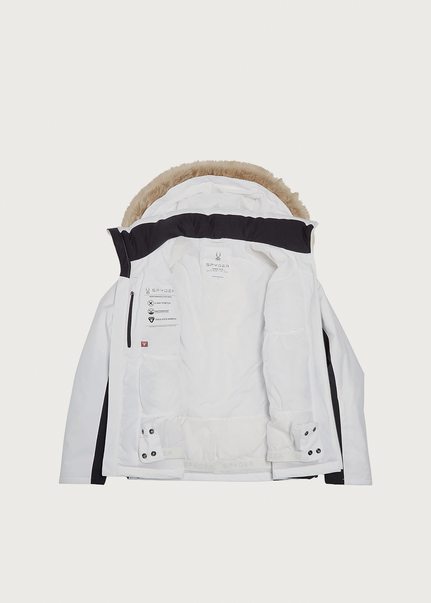 【 Spyder 】 Vida Jacket / White Spyder Vida Women's Winter Jacket, White, 6 | eBay