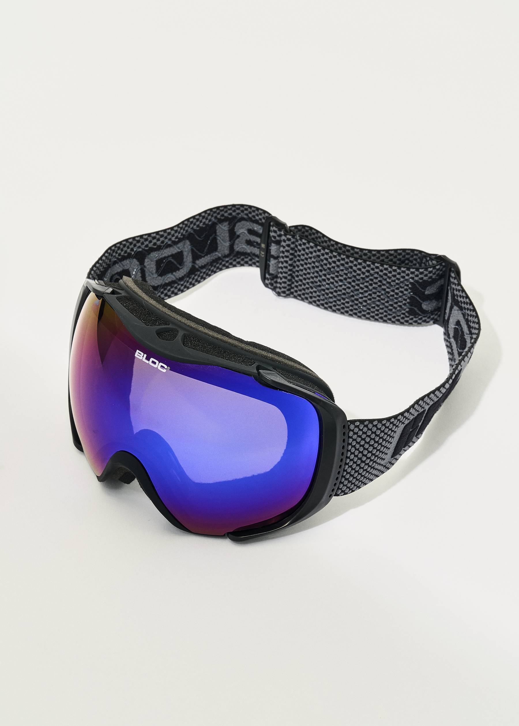 Image - 3 - Mask Recycle Matte Black / Brown Blue Mirror Goggles