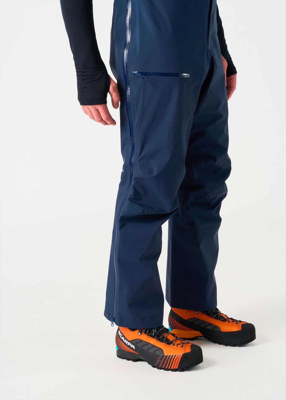 Full-length side zips