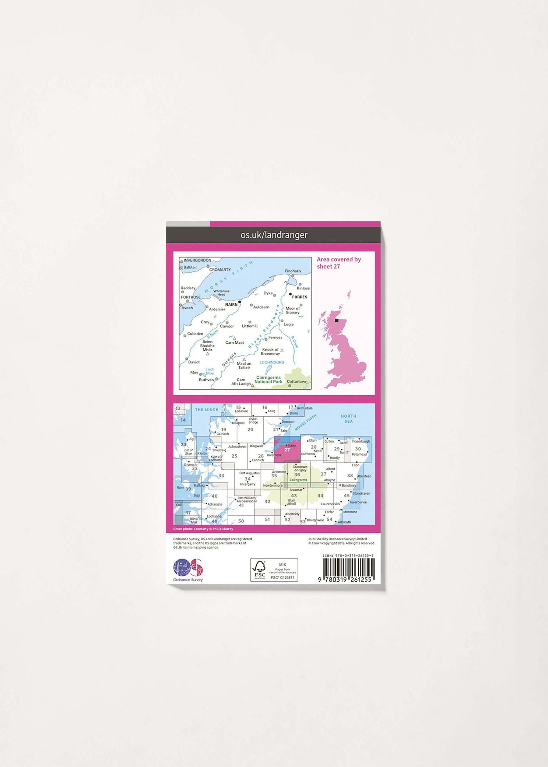 Image - 2 - Nairn & Forres, River Findhorn - Landranger 27 Map
