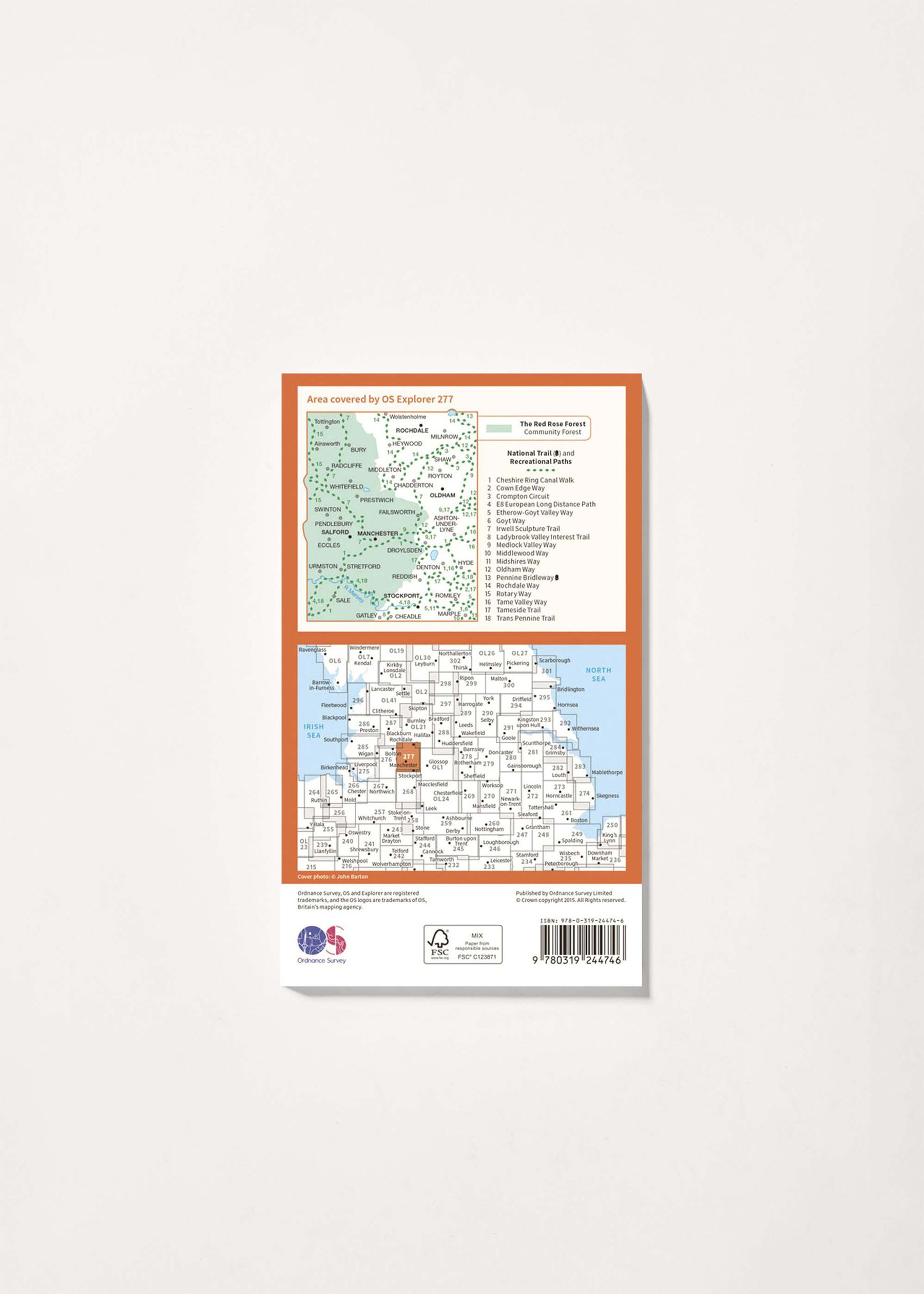 Image - 2 - Manchester & Salford - OS Explorer 277 Map
