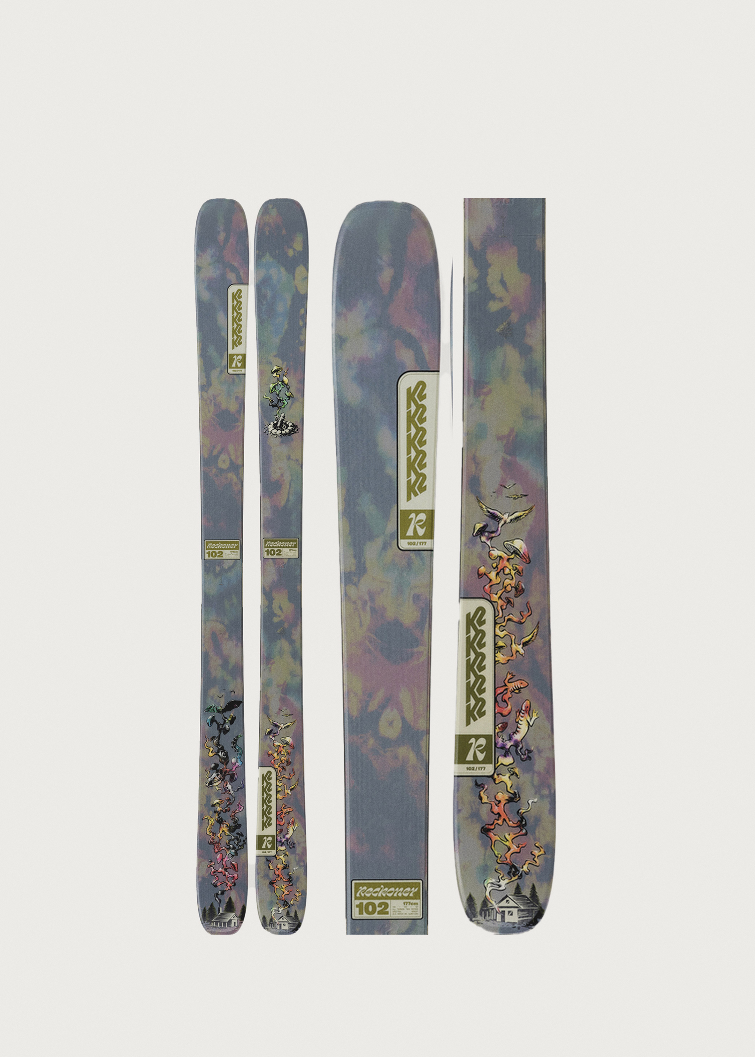 K2 Reckoner 102 Skis - Men's All-Mountain Freestyle (2023