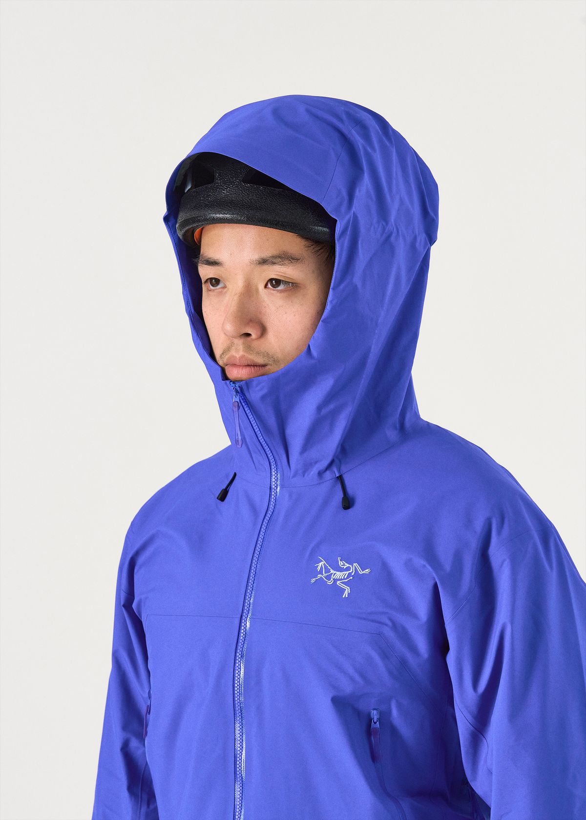 Adjustable helmet-compatible StormHood