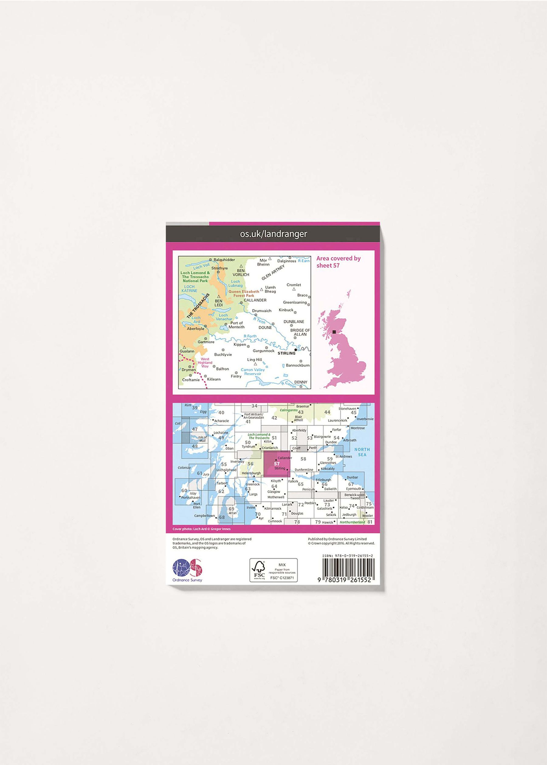Image - 2 - Stirling & The Trossachs - Landranger 57 Map
