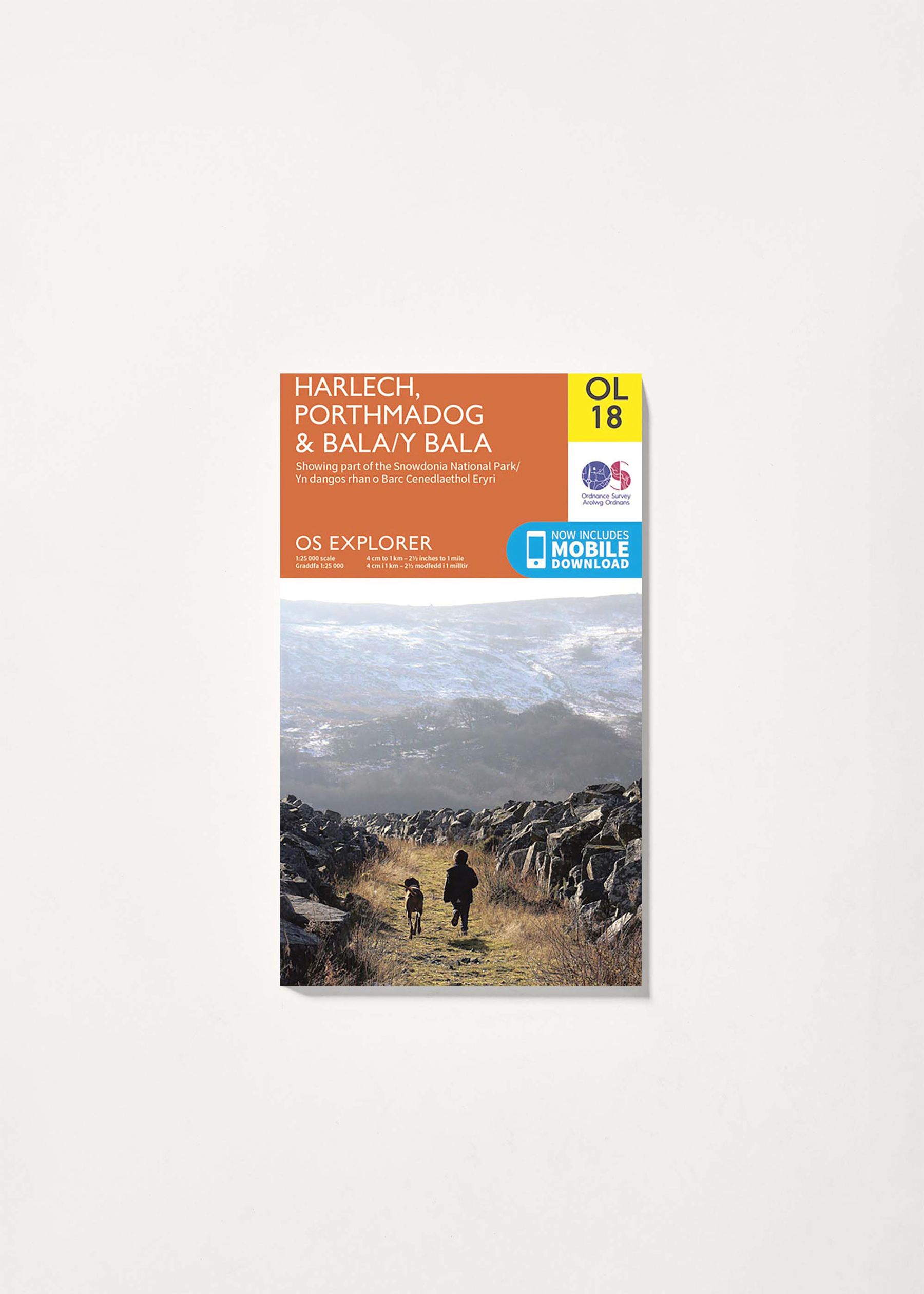 Image - 1 - Harlech, Porthmadog & Bala - OS Explorer OL18 Map