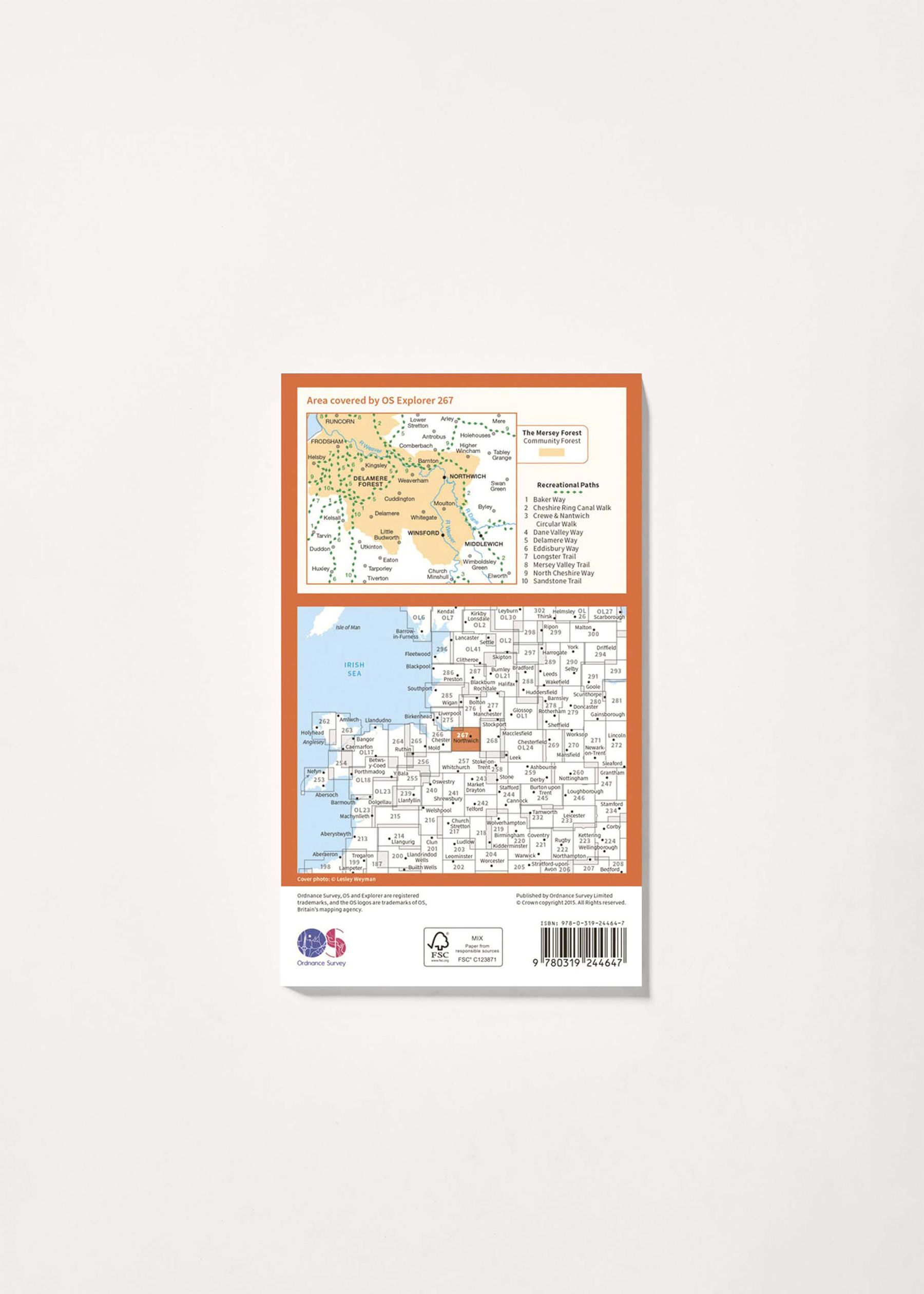 Image - 2 - Northwich & Delamere Forest - OS Explorer 267 Map