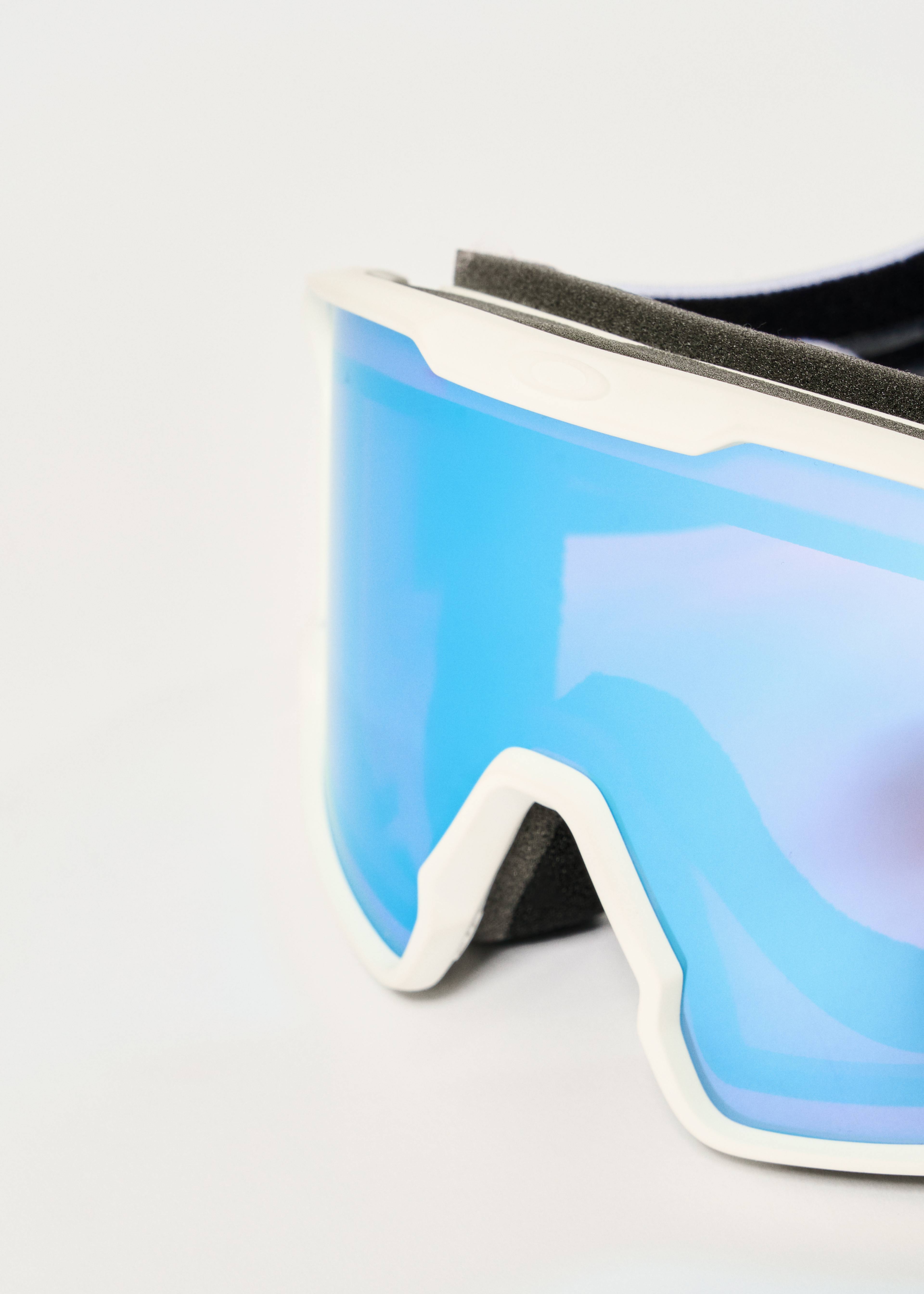 Oakley Line Miner M Matte White / Prizm Sapphire Iridium Goggles