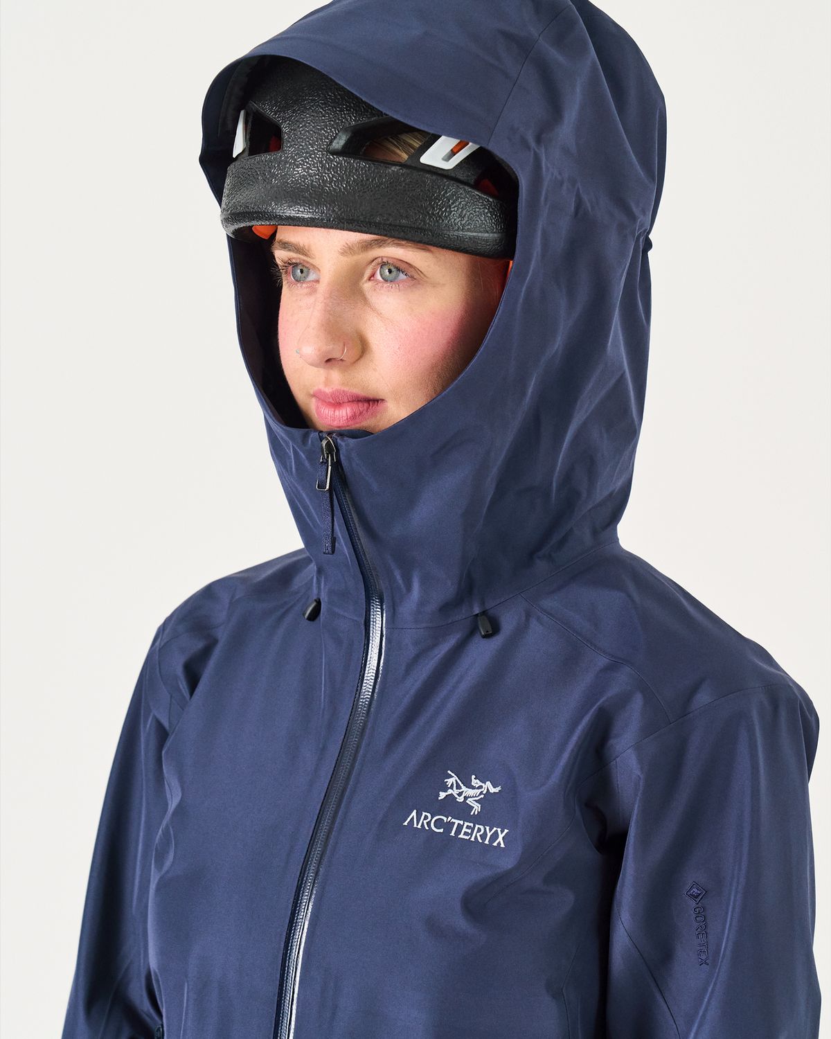 Adjustable helmet compatible StormHood 