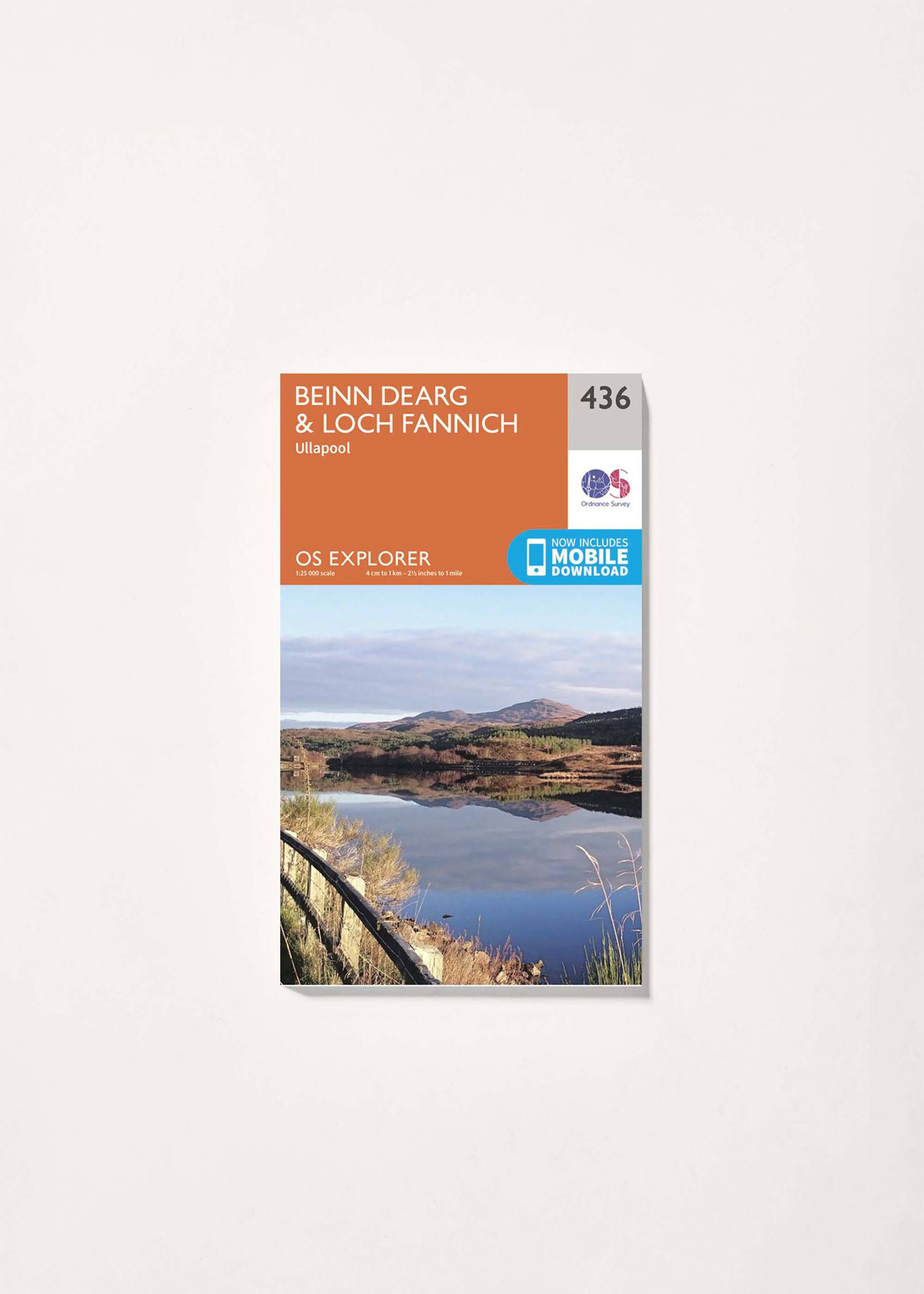 Image - 3 - Beinn Dearg & Loch Fannich - OS Explorer 436 Map