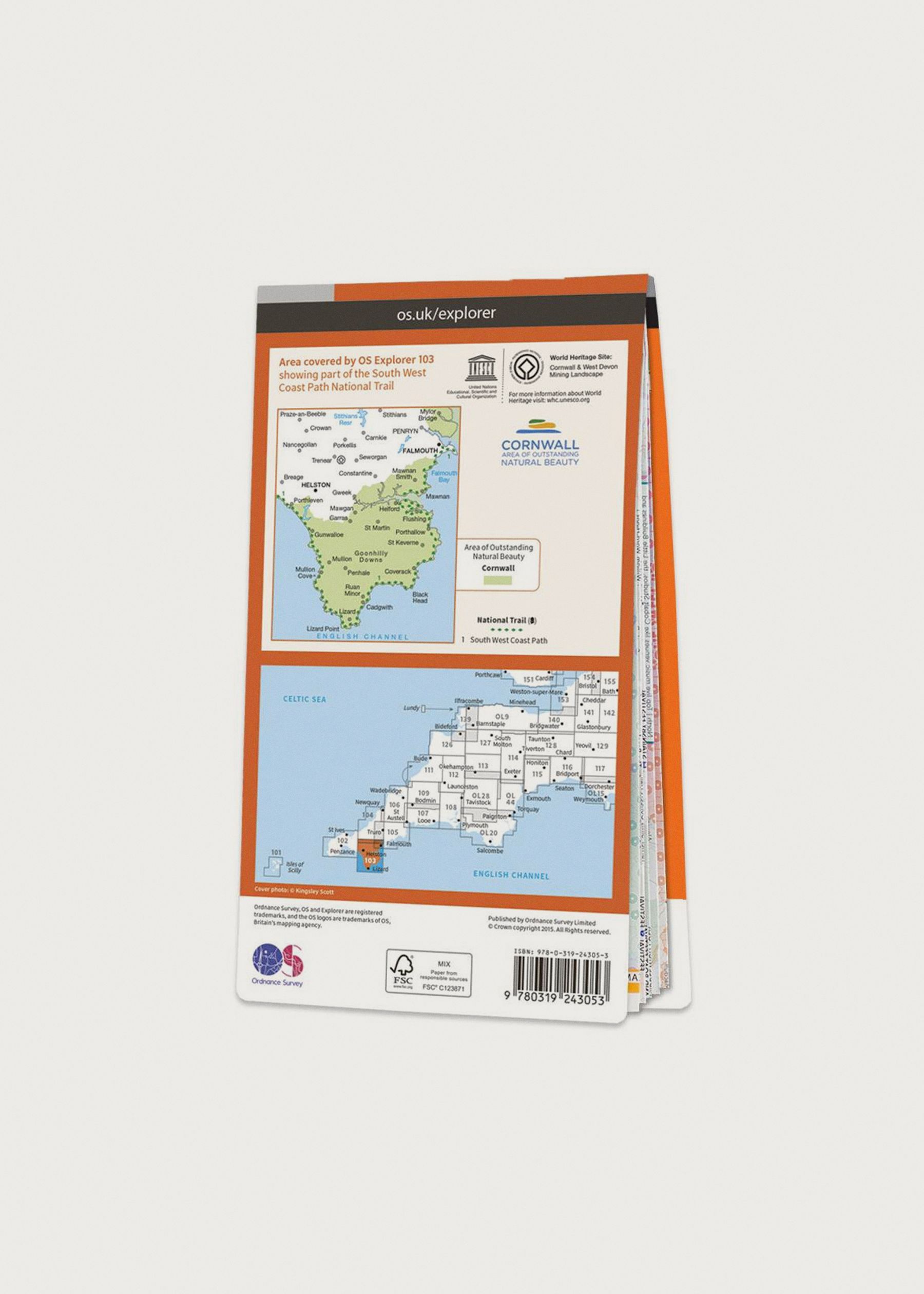 Image - 2 - The Lizard, Falmouth & Helston - OS Explorer 103 Map