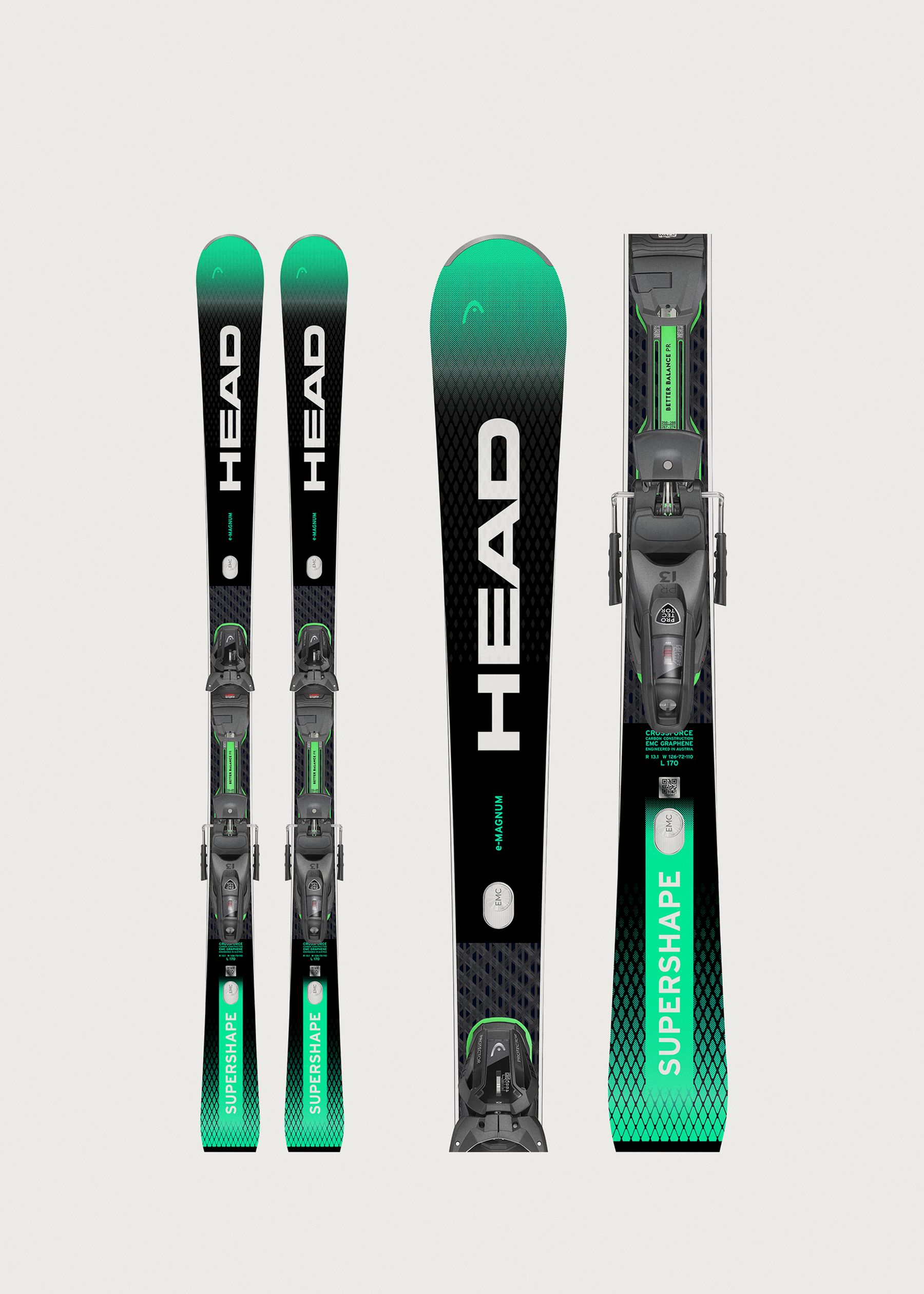 Image - 1 - Supershape e-Magnum Skis + Protector PR 13 GW Bindings
