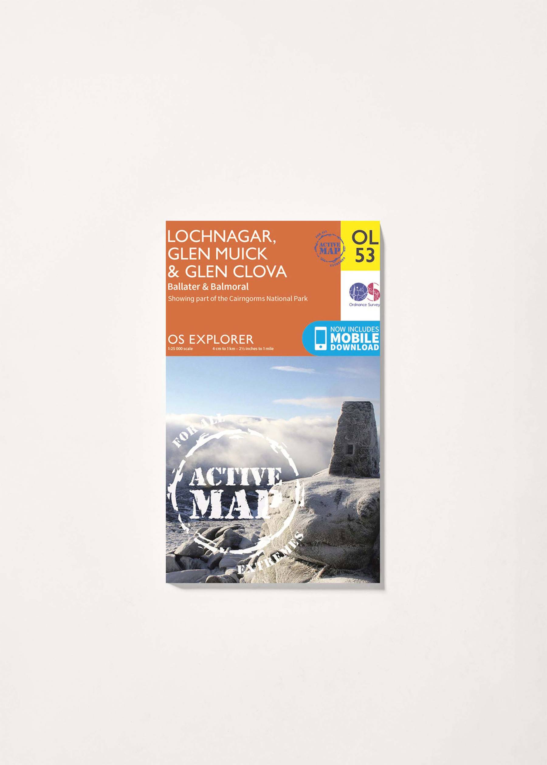 Image - 3 - Lochnagar, Glen Muick & Glen Clova - OS Explorer Active OL53 Map