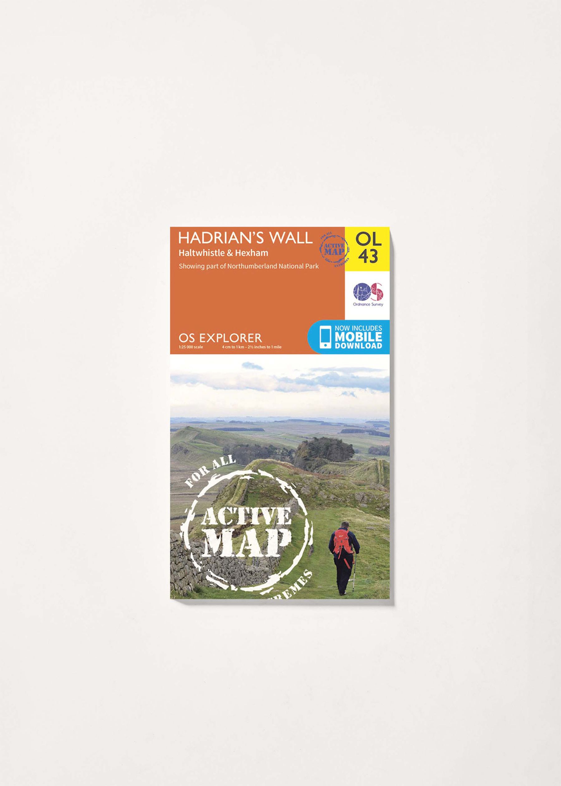 Image - 1 - Hadrian's Wall - OS Explorer Active OL43 Map