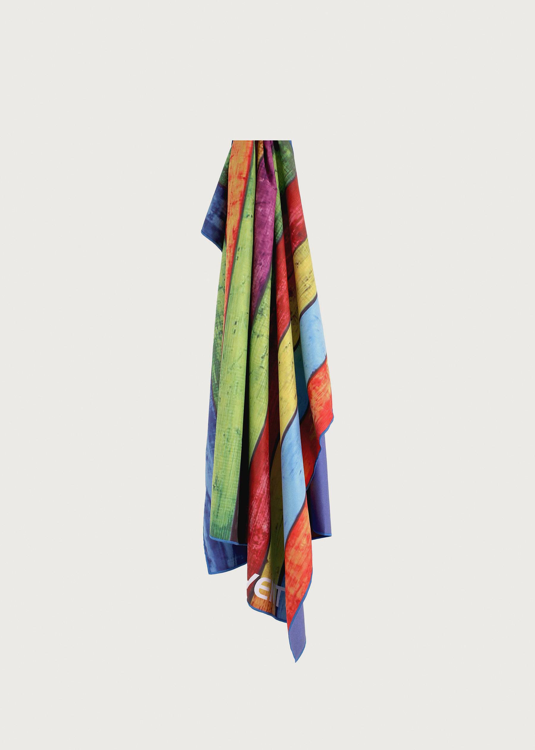 Image - 3 - Recycled SoftFibre Trek Towel - Stripped Planks Print