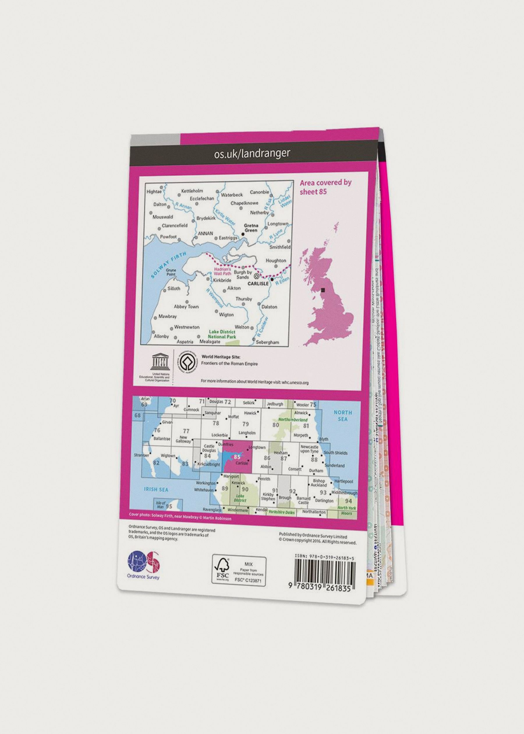 Image - 2 - Carlisle; Solway Firth, Gretna Green - Landranger 85 Map