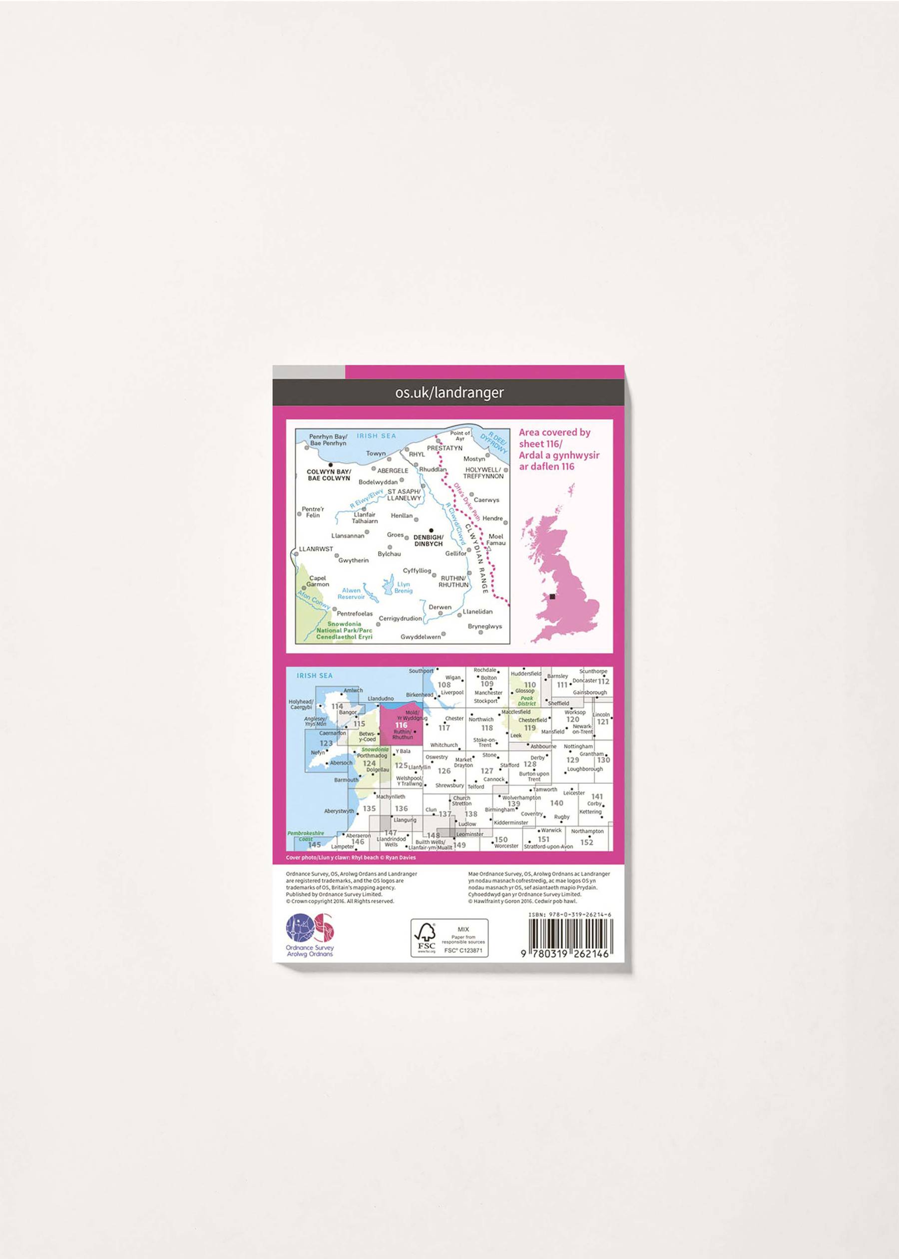 Image - 2 - Denbigh & Colwyn Bay - Landranger 116 Map