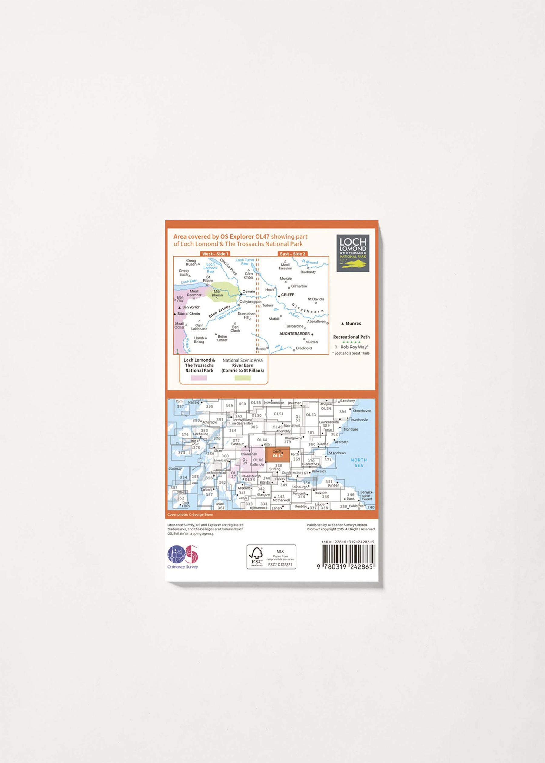 Image - 2 - Crieff, Comrie & Glen Artney - OS Explorer OL47 Map