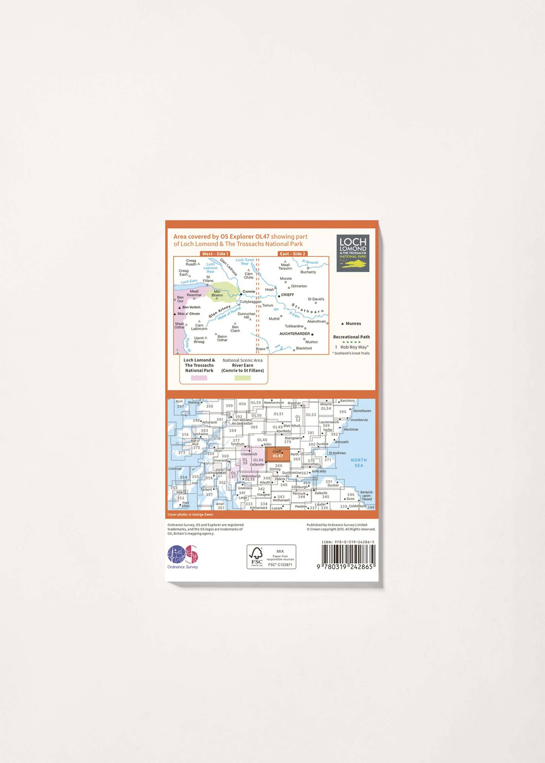 Image - 2 - Crieff, Comrie & Glen Artney - OS Explorer OL47 Map