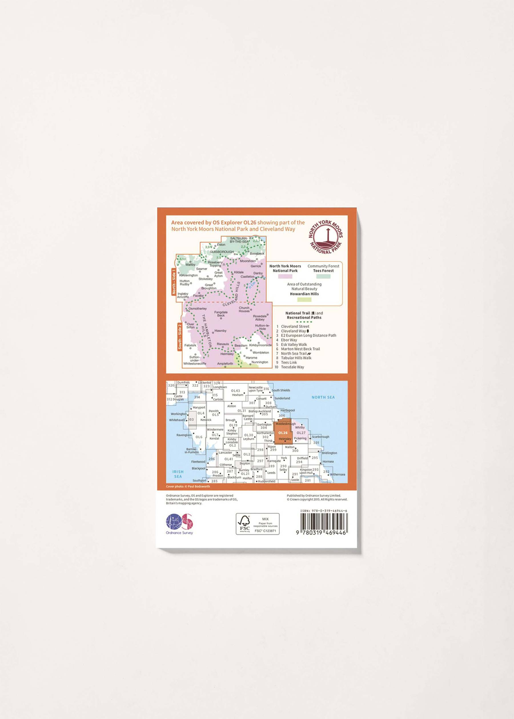 Image - 2 - North York Moors - Western Area - OS Explorer Active OL26 Map
