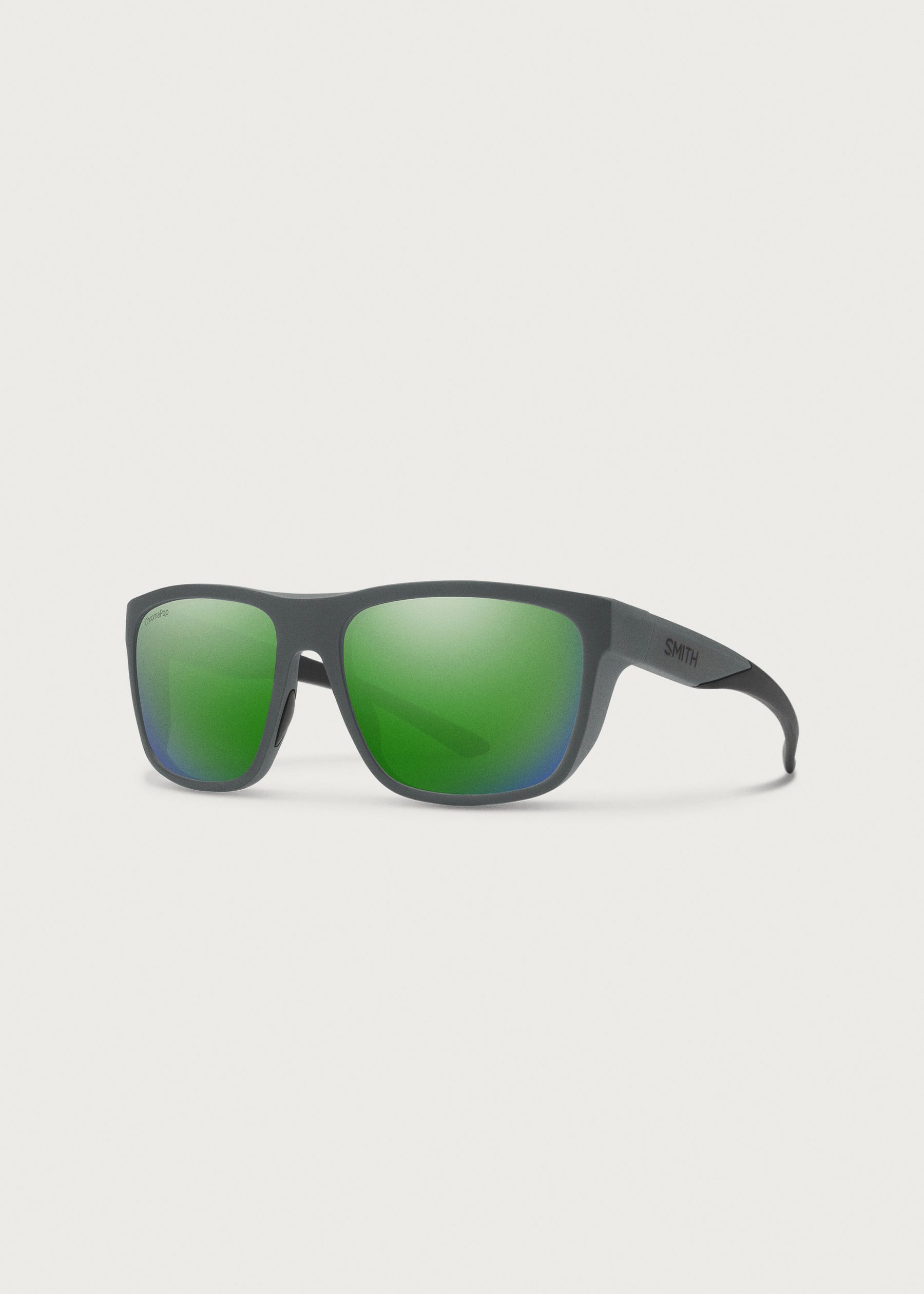 Image - 2 - Barra Matte Cement / ChromaPop Polarised Green Mirror Sunglasses