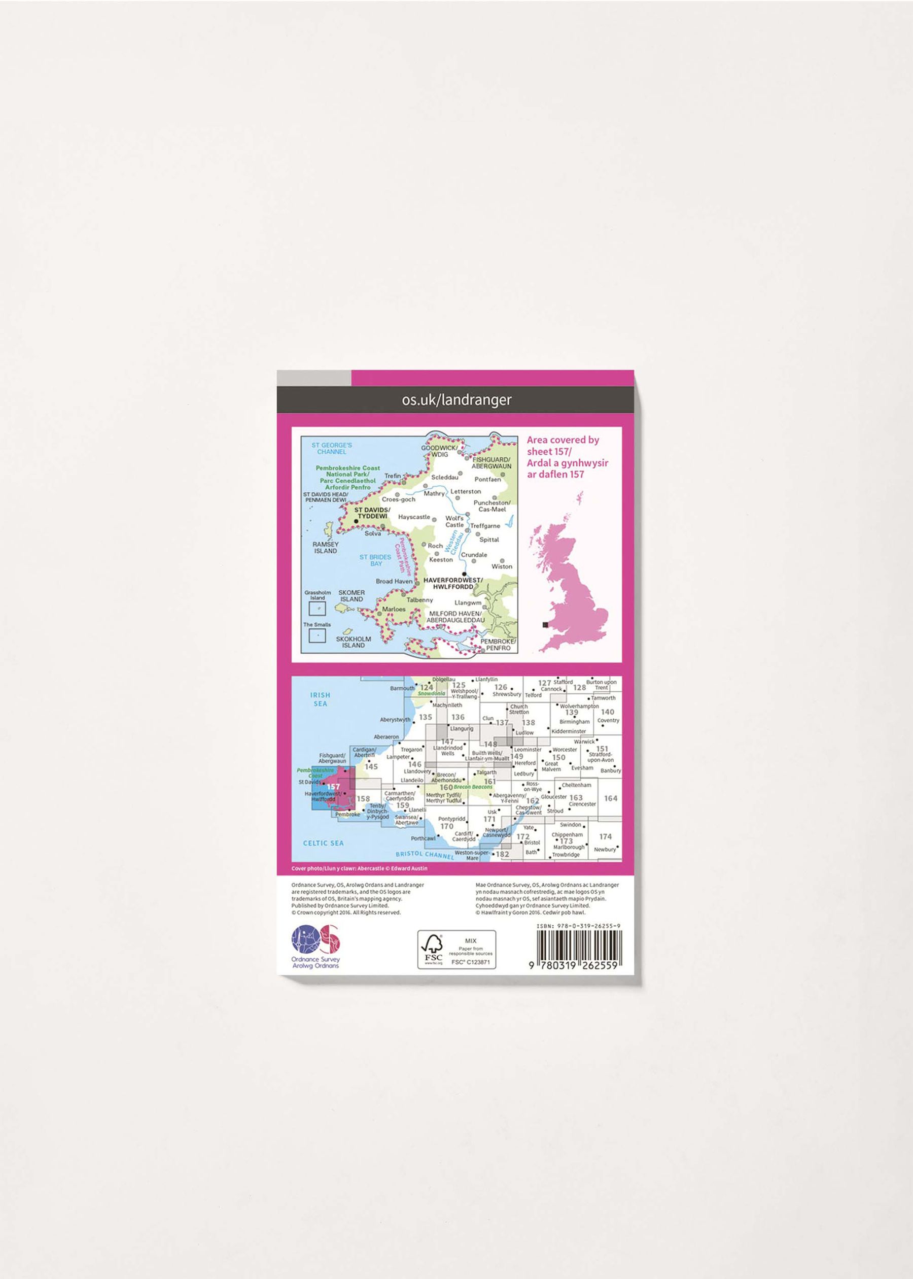 Image - 2 - St David's & Haverfordwest - Landranger 157 Map