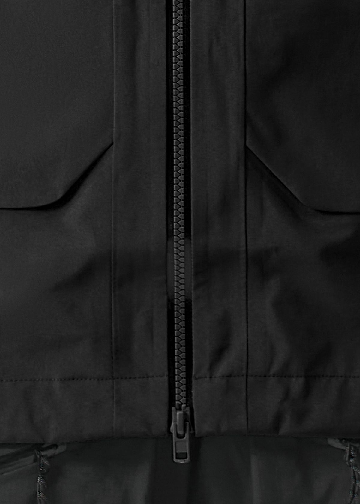 Two-way front zip