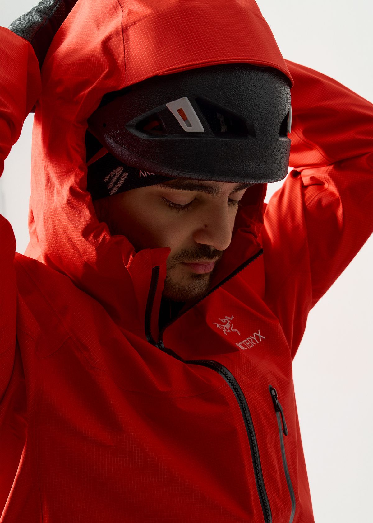 Adjustable helmet compatible StormHood