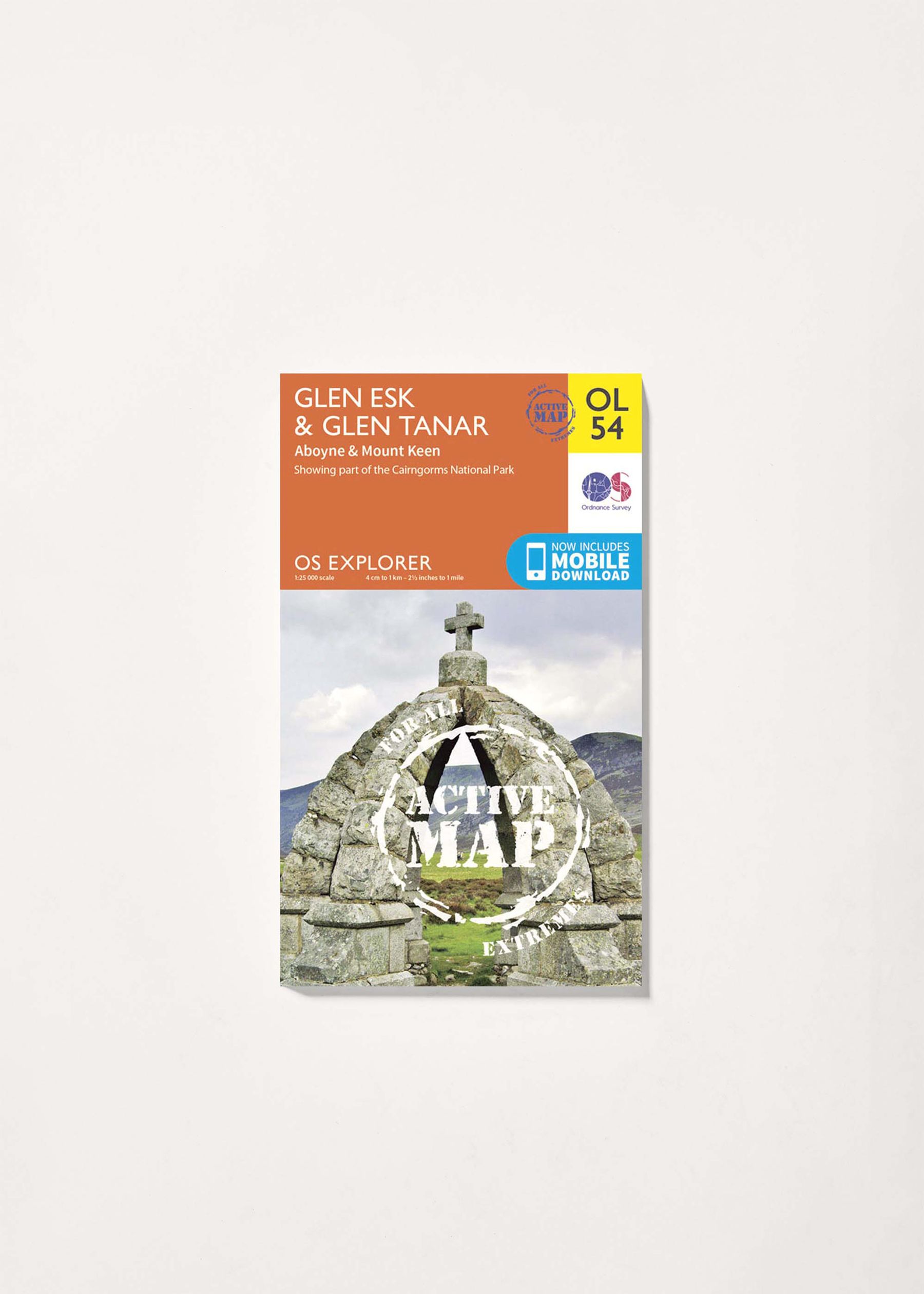 Image - 1 - Glen Esk & Glen Tanar - OS Explorer Active OL54 Map