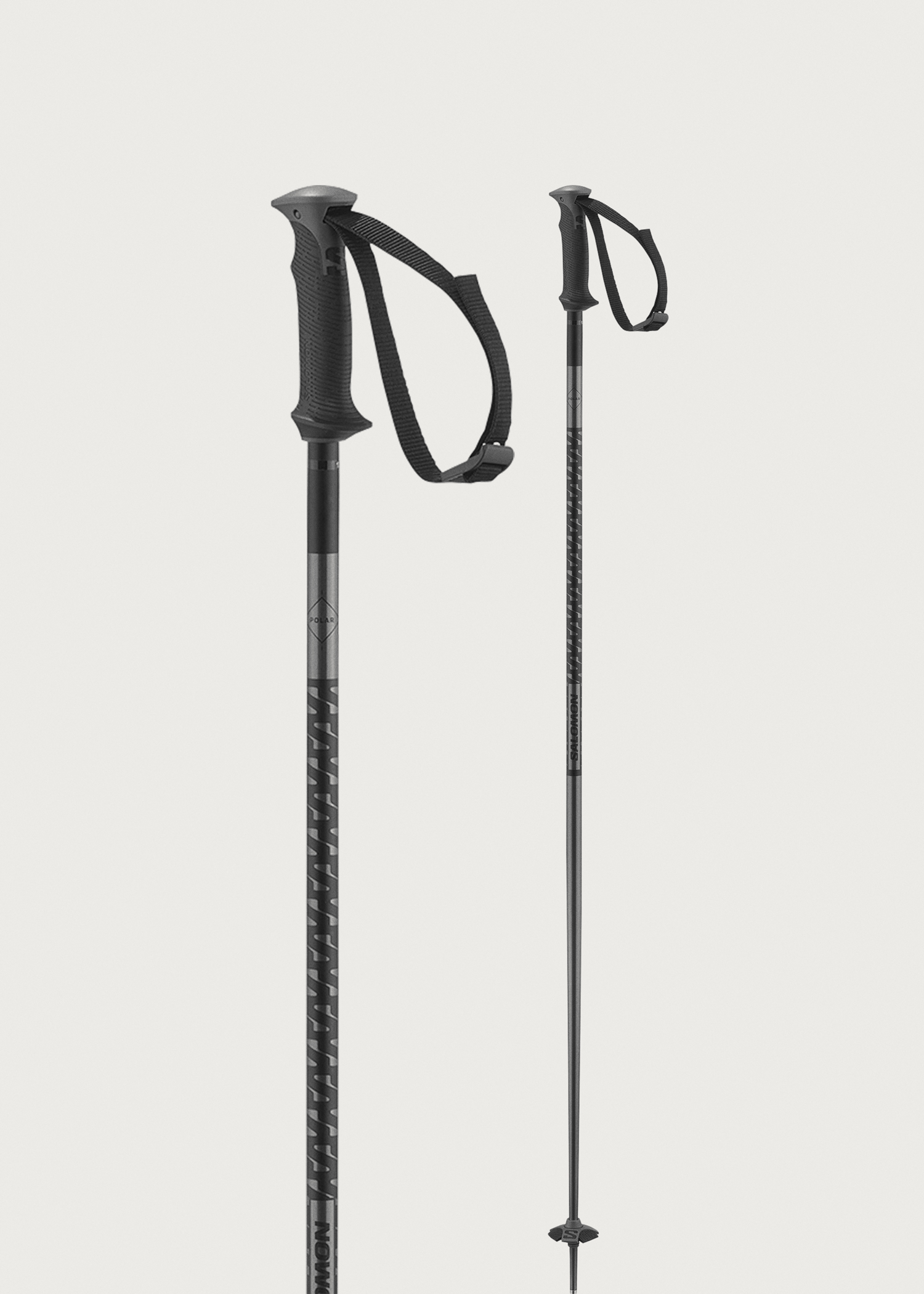 salomon hacker ski poles S3 Black-Orange / 110cm HACKER S3 is light POLAR PRO S3 Alpine poles