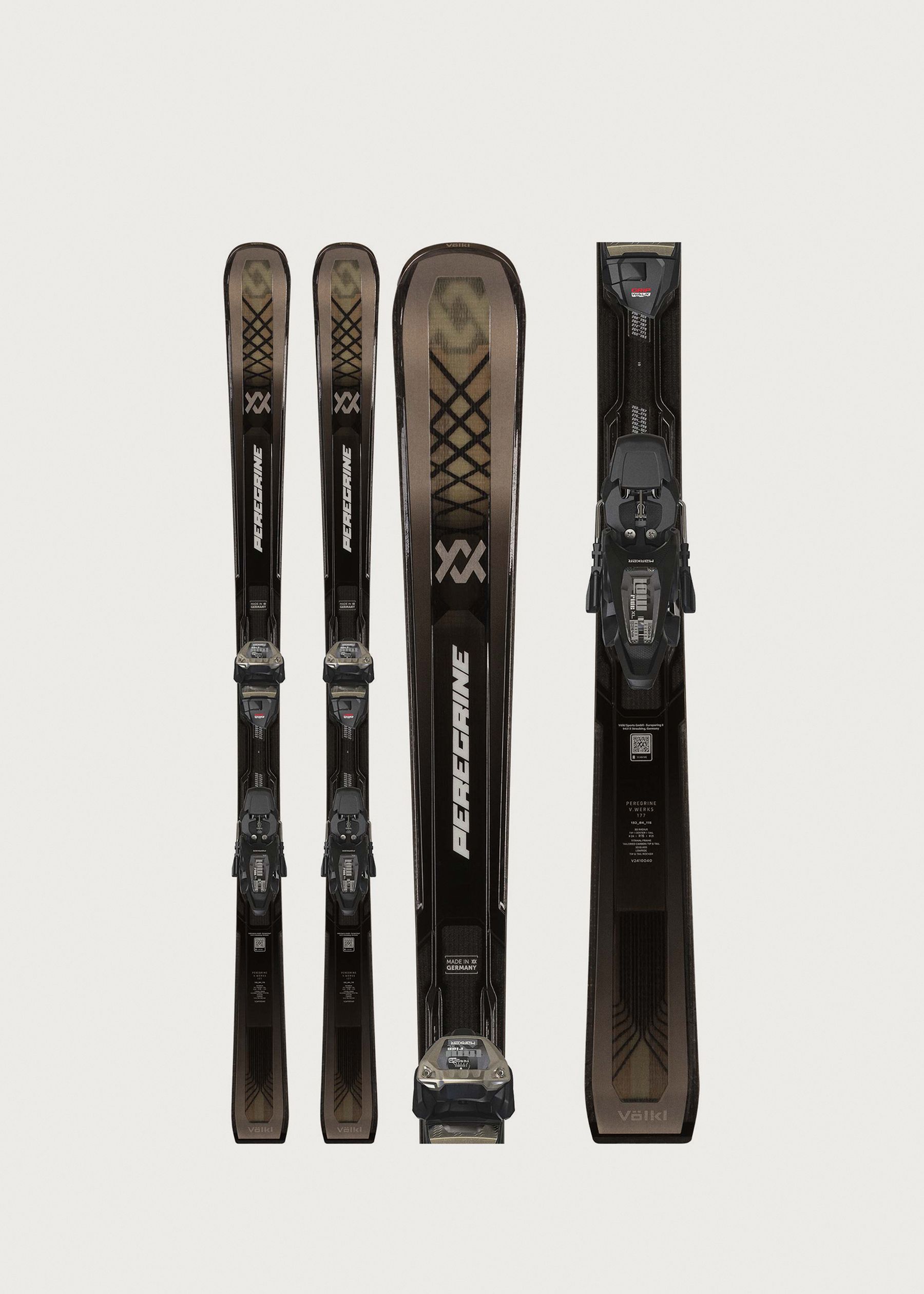 Volkl Peregrine V-Werks Skis + Lowride 13 FR VWerks Bindings