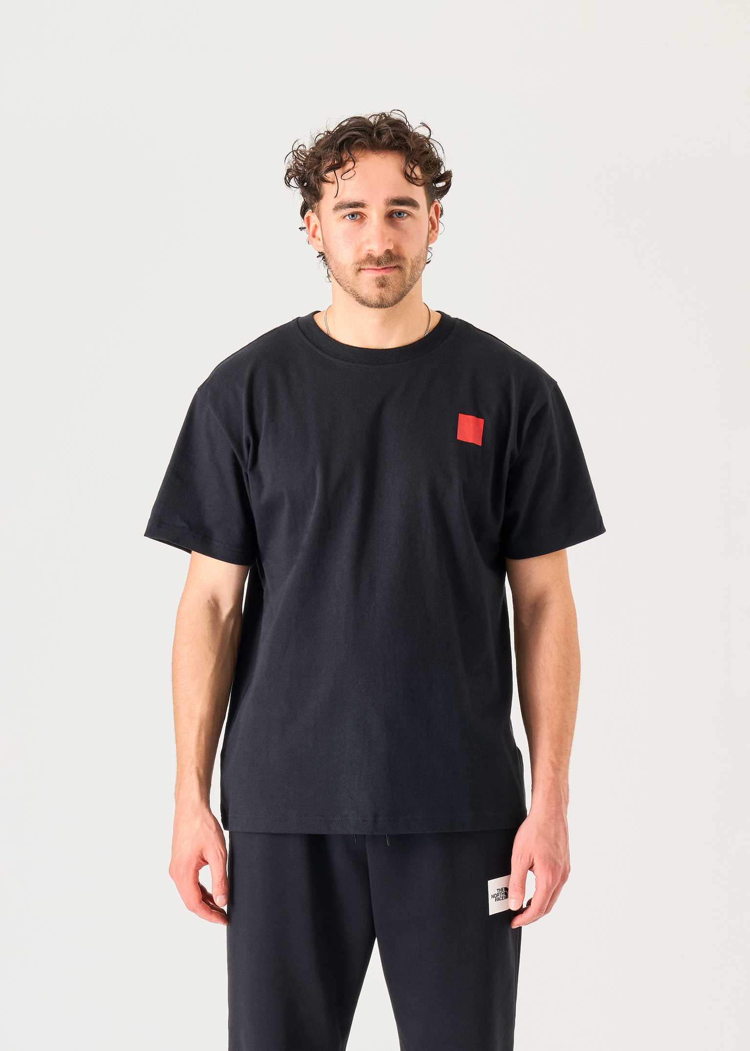 [THE NORTH FACE] M'S 40TH ANNIVERSARY MOUNTAIN S/S R/TEE★ The North Face 40TH Anniversary Mountain Men's T-Shirt Noir