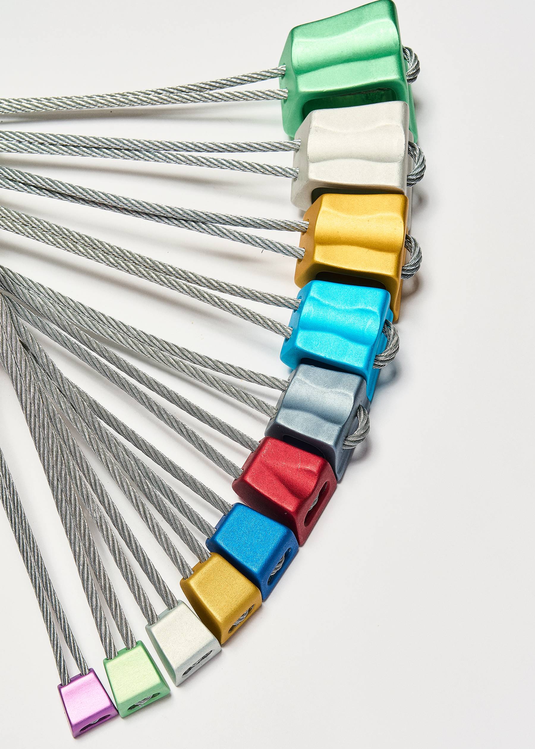 Image - 2 - Anodised Wallnuts on Wire - Set 1-11
